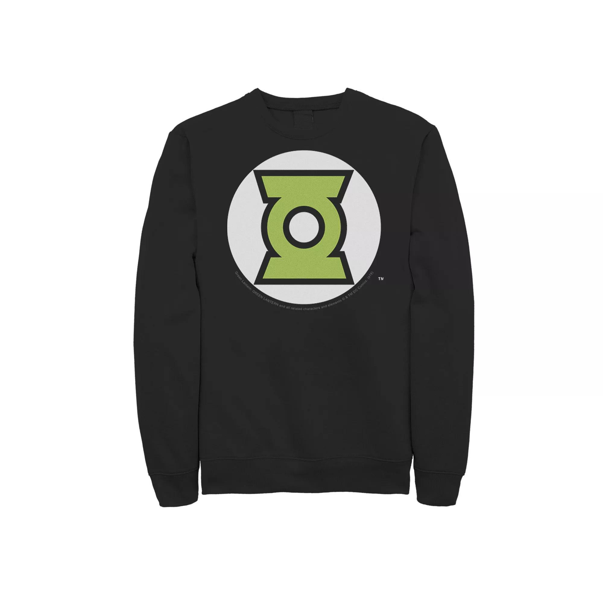 Men's Green Lantern Vintage Logo Tee, Size: 3XL, Black Product Image