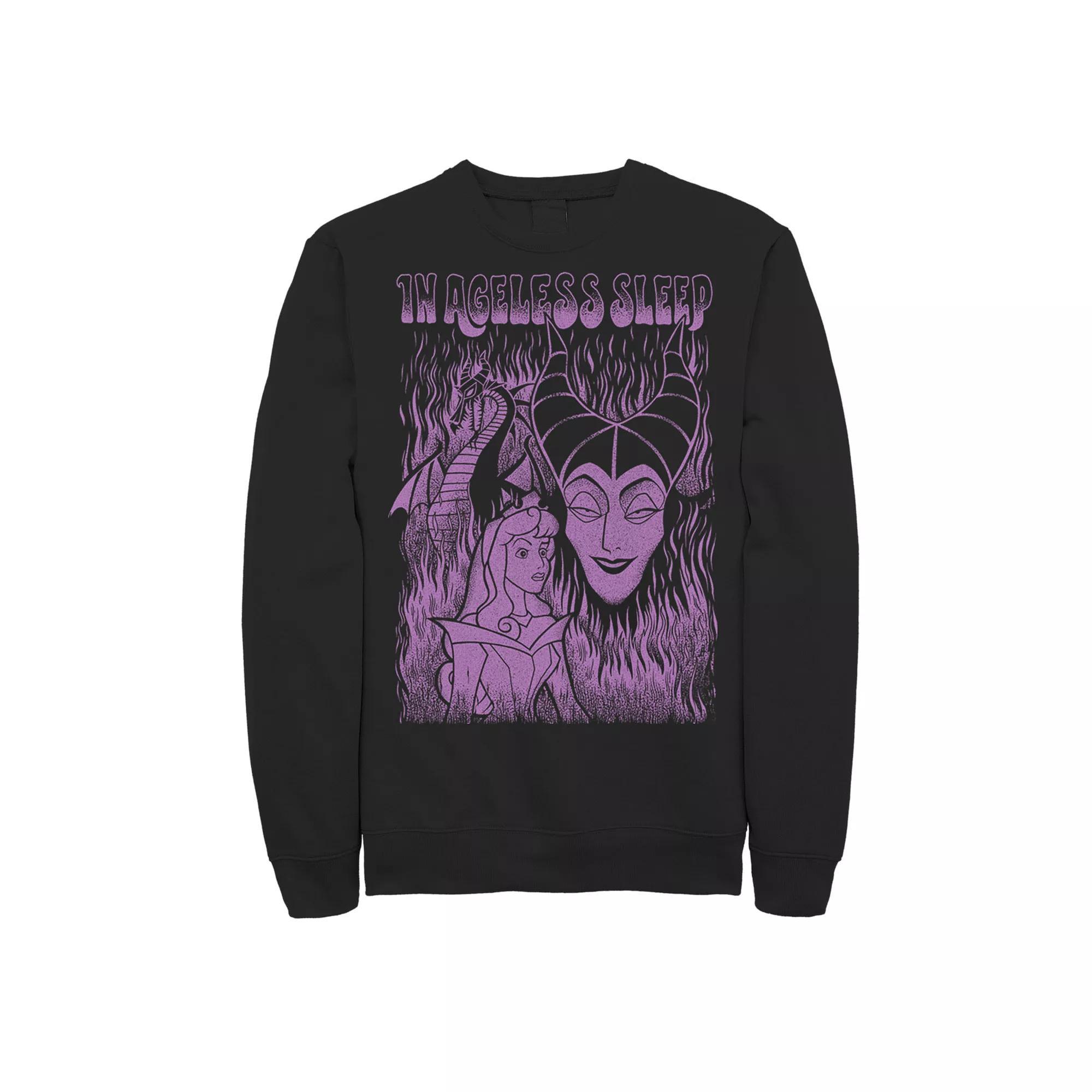 Disney's Sleeping Beauty Men's In Ageless Sweatshirt, Size: Large, Black Product Image