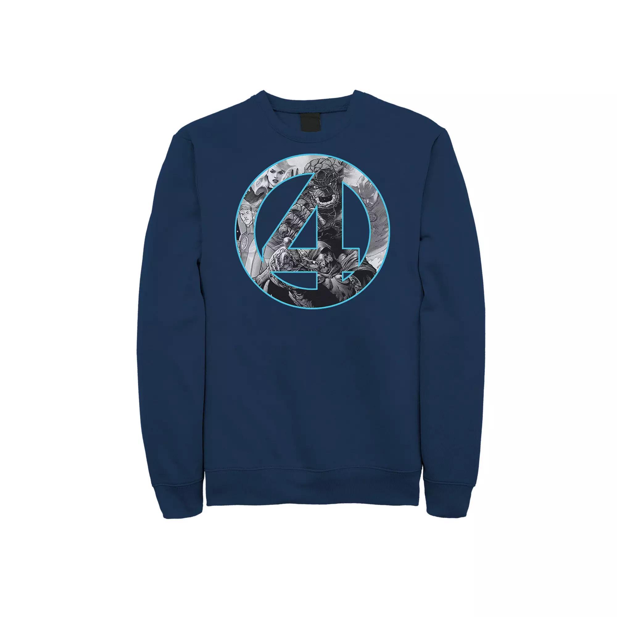 Men's Jurassic Park Retro Colors Checkered Logo Sweatshirt, Size: XXL, Black Product Image