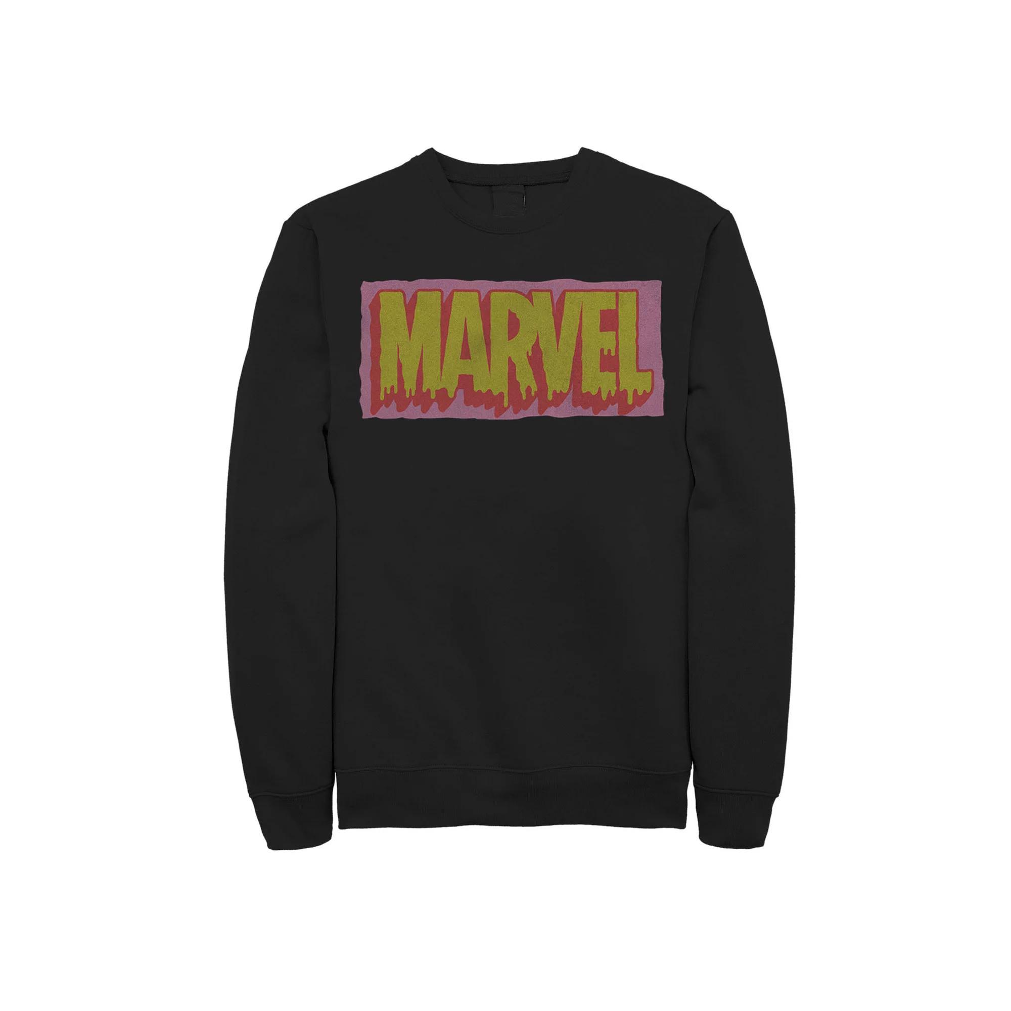 Men's Jurassic Park Retro Colors Checkered Logo Sweatshirt, Size: XXL, Black Product Image