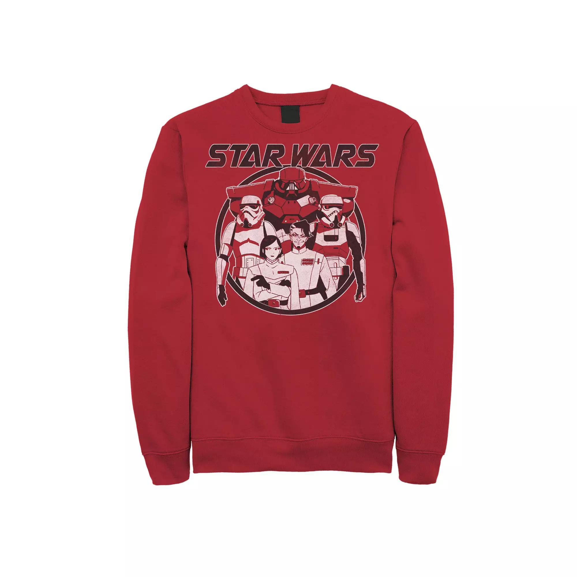 Men's Star Wars Visions Dark Side Poster Graphic Fleece, Size: XXL, Red Product Image