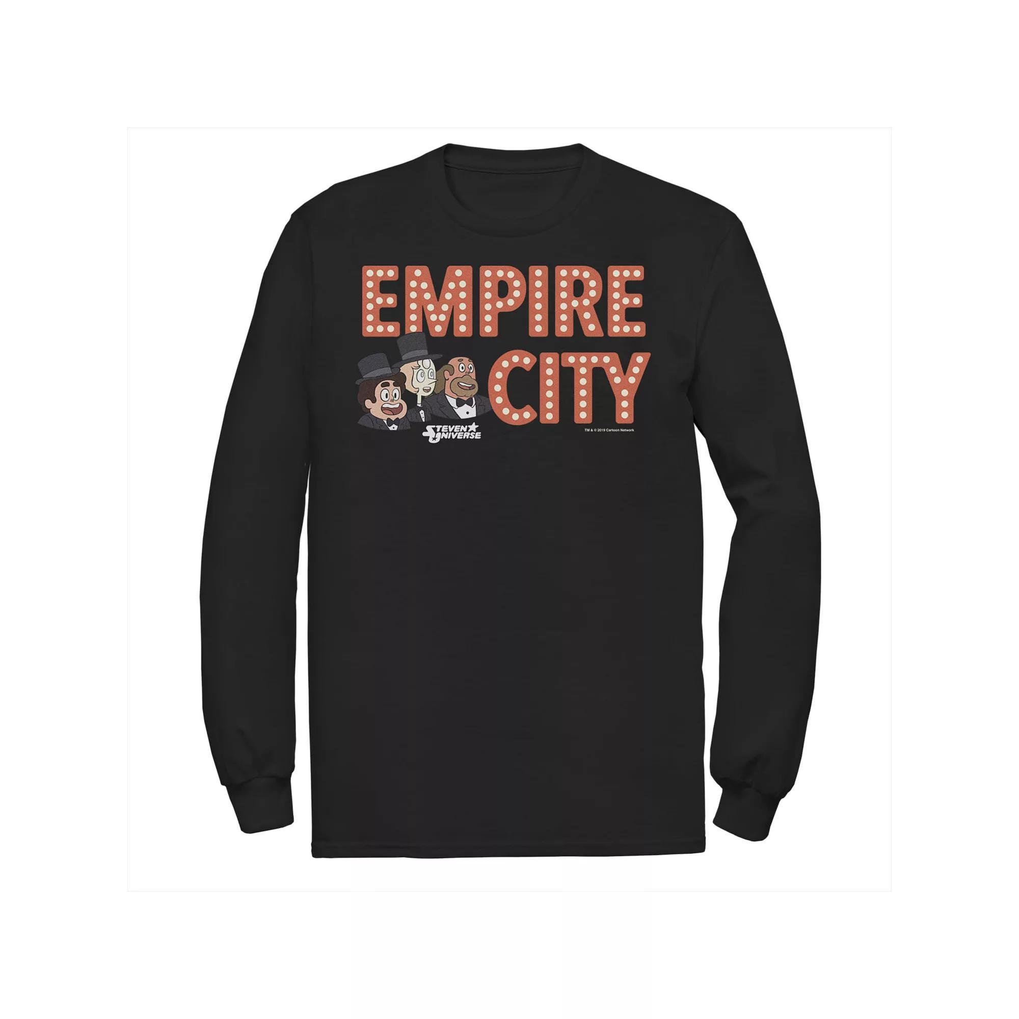 Men's Cartoon Network Steven Universe Empire City Long Sleeve Tee, Size: Medium, Black Product Image