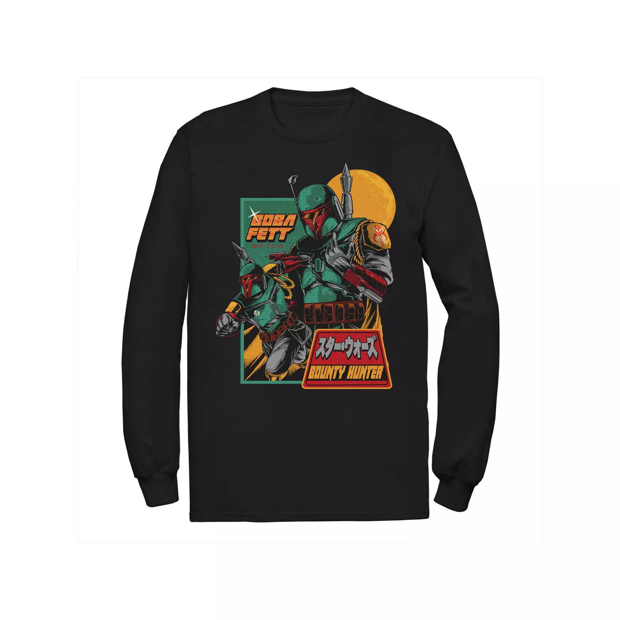 Men's Star Wars Mandalorian Soldier Kanji Tee, Size: Medium, Black Product Image