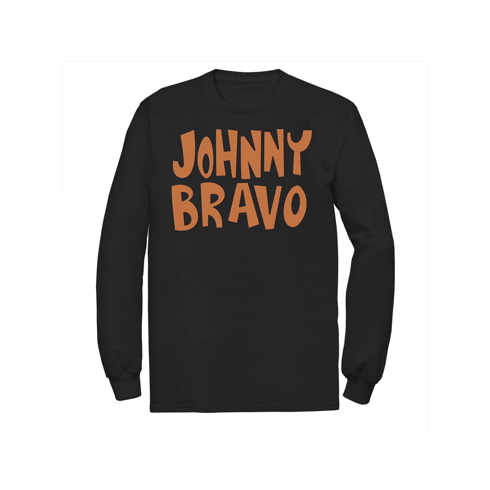 Men's Cartoon Network Johnny Bravo Logo Tee, Size: Large, Blue Product Image