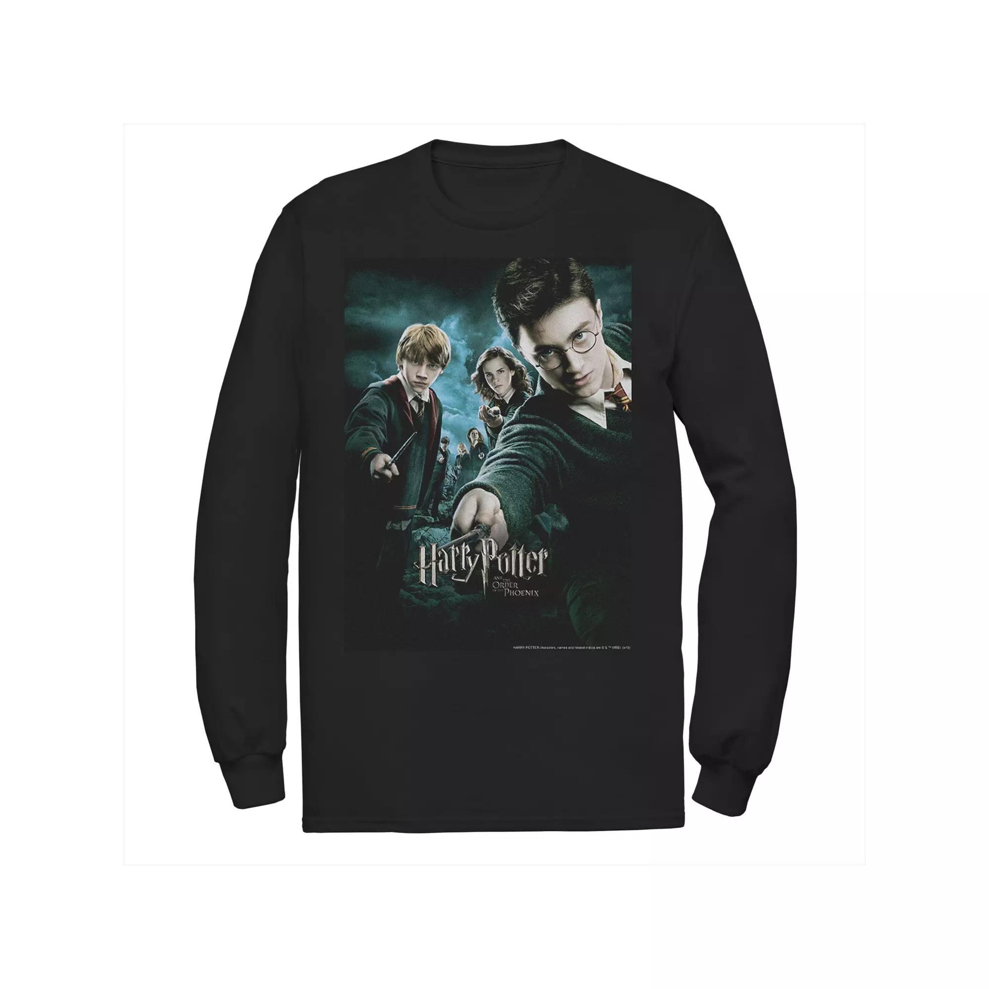 Men's Marvel Avengers Emblem Portrait Panels Long Sleeve Graphic Tee, Size: Small, Black Product Image