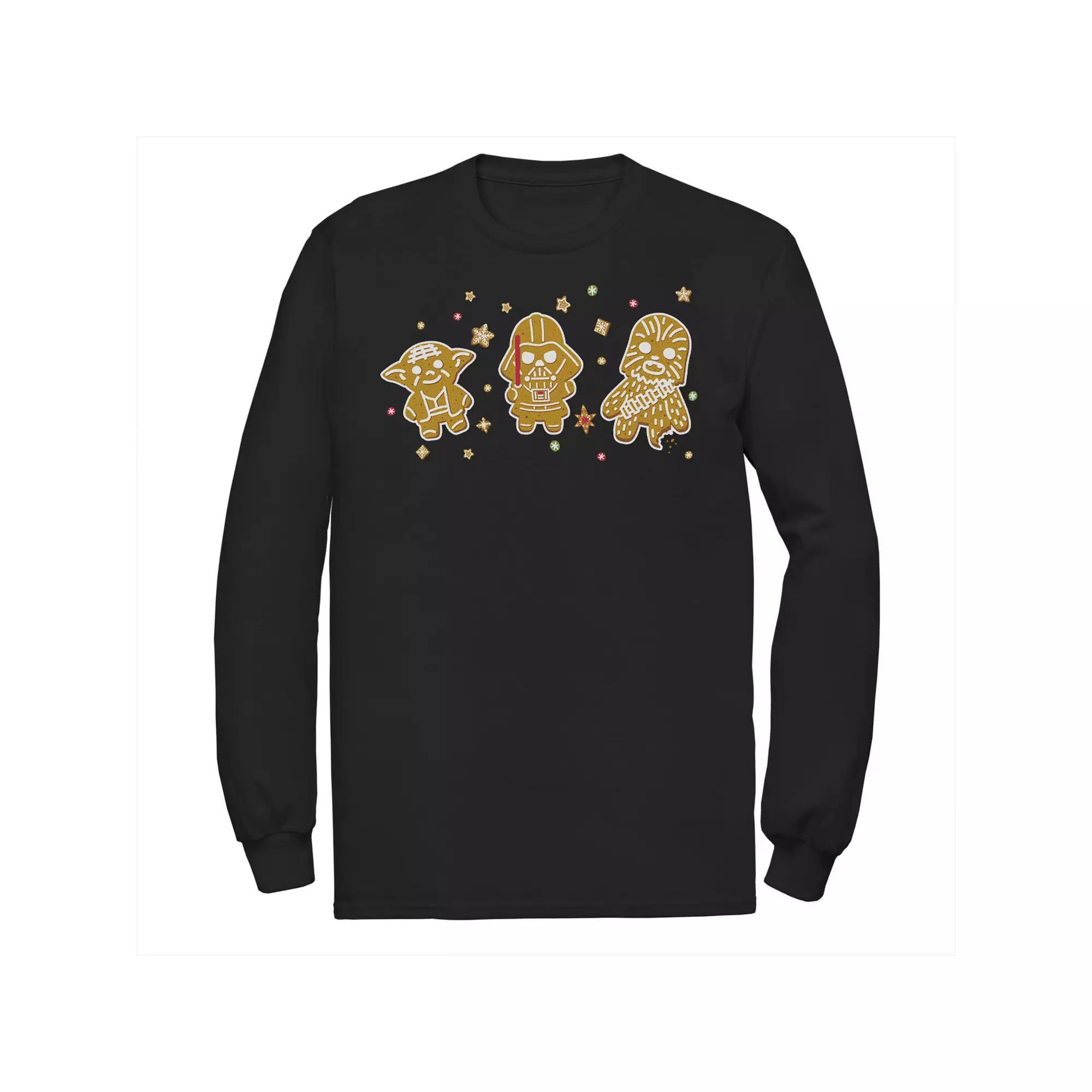 Mens Star Wars Character Gingerbread Portrait Tee Product Image