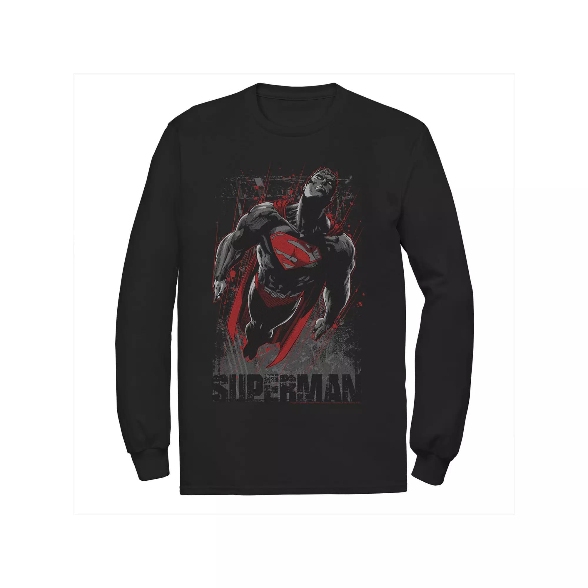 Men's DC Comics Superman Guardian Of The Earth Tee, Size: Medium, Black Product Image