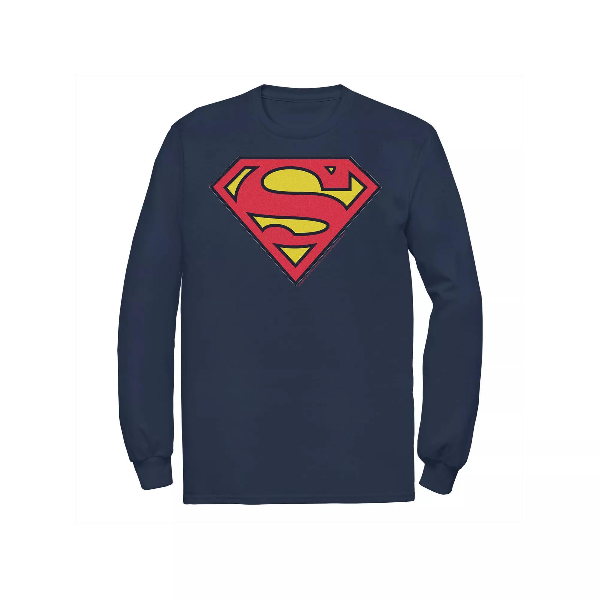 Men's DC Comics Superman Classic Chest Logo Tee, Size: Large, Blue Product Image