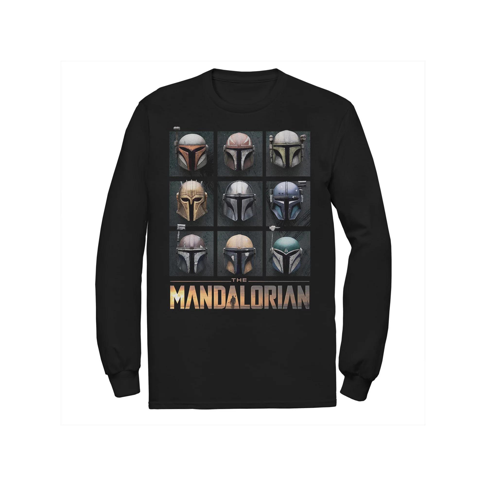 Mens Star Wars The Mandalorian Helmet Box Up Tee Product Image