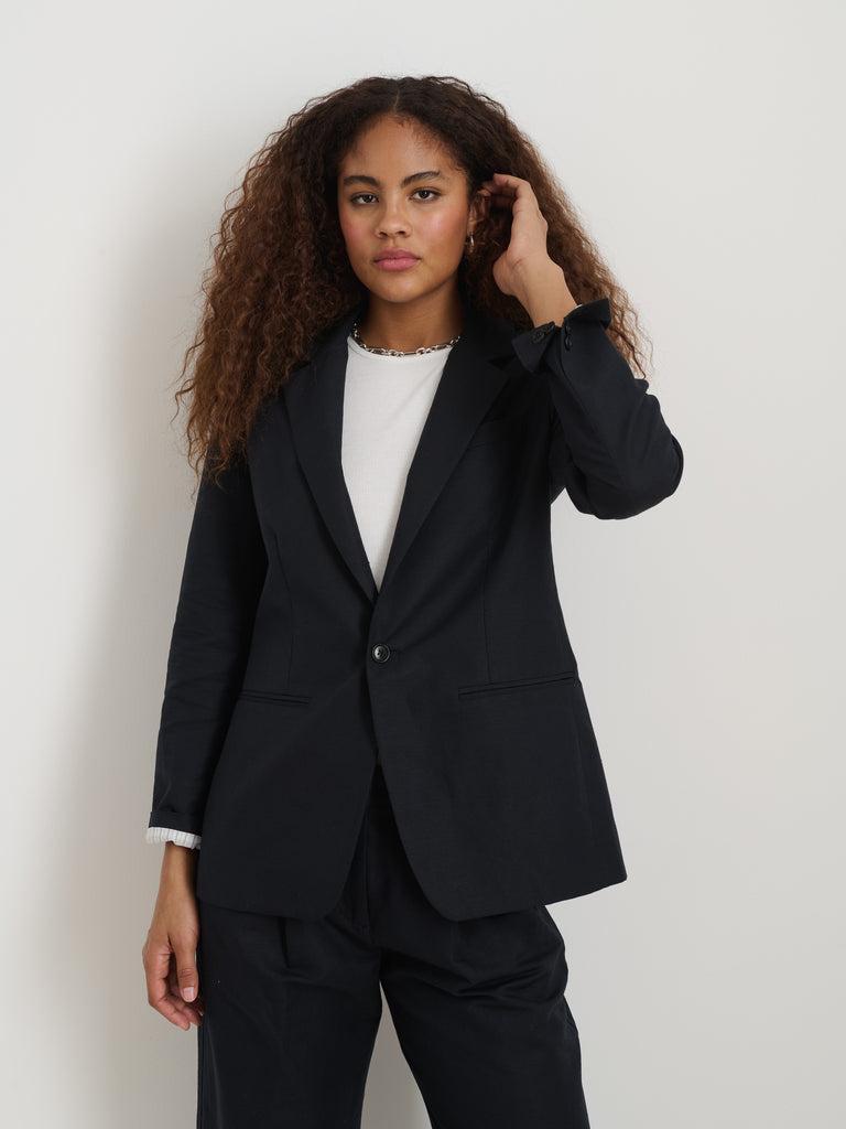 Soho Blazer In Cotton Linen Product Image