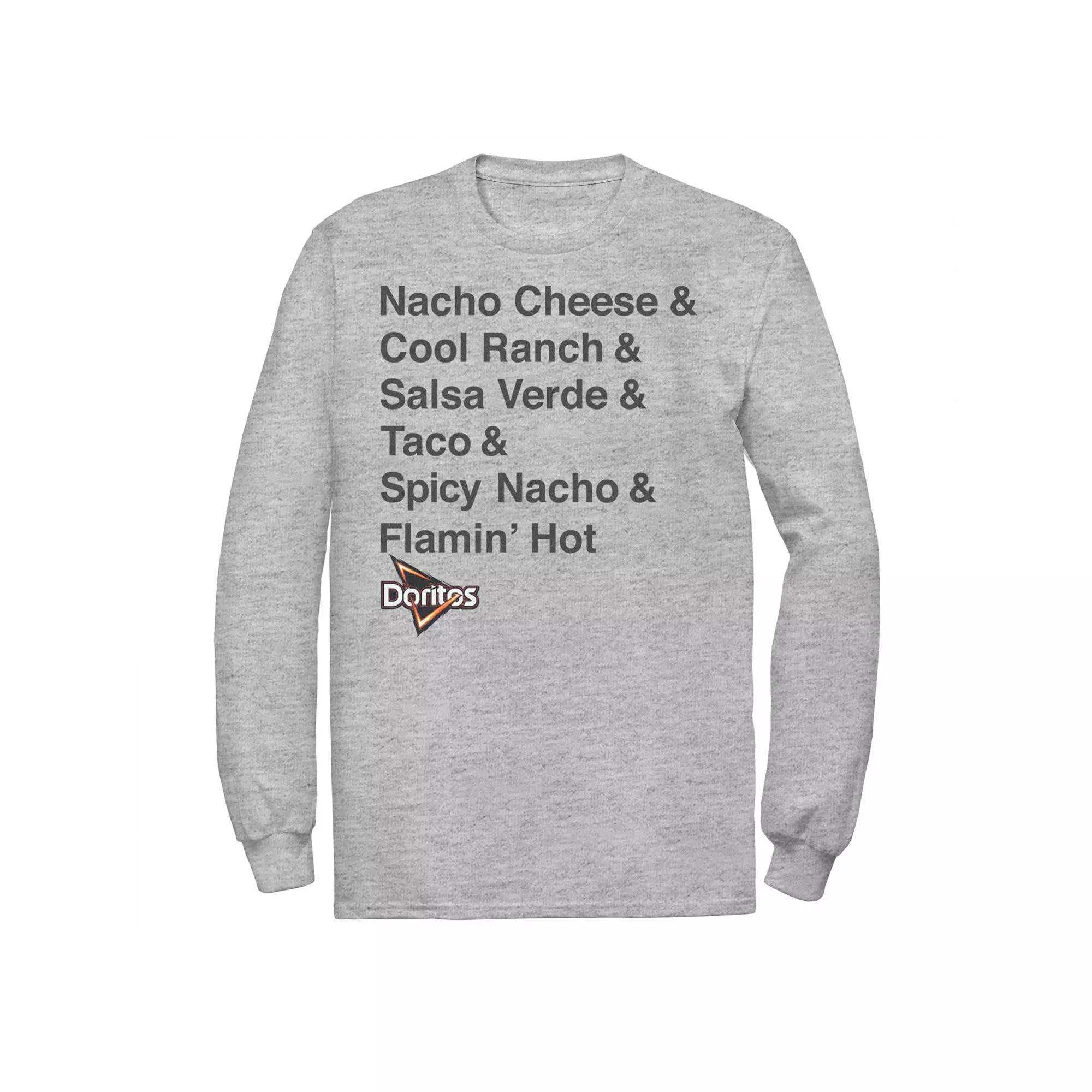 Mens Doritos Tortilla Chips Flavors Tee Athletic Grey Product Image