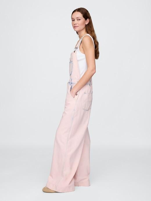 UltraSoft Denim Baggy Overalls Product Image