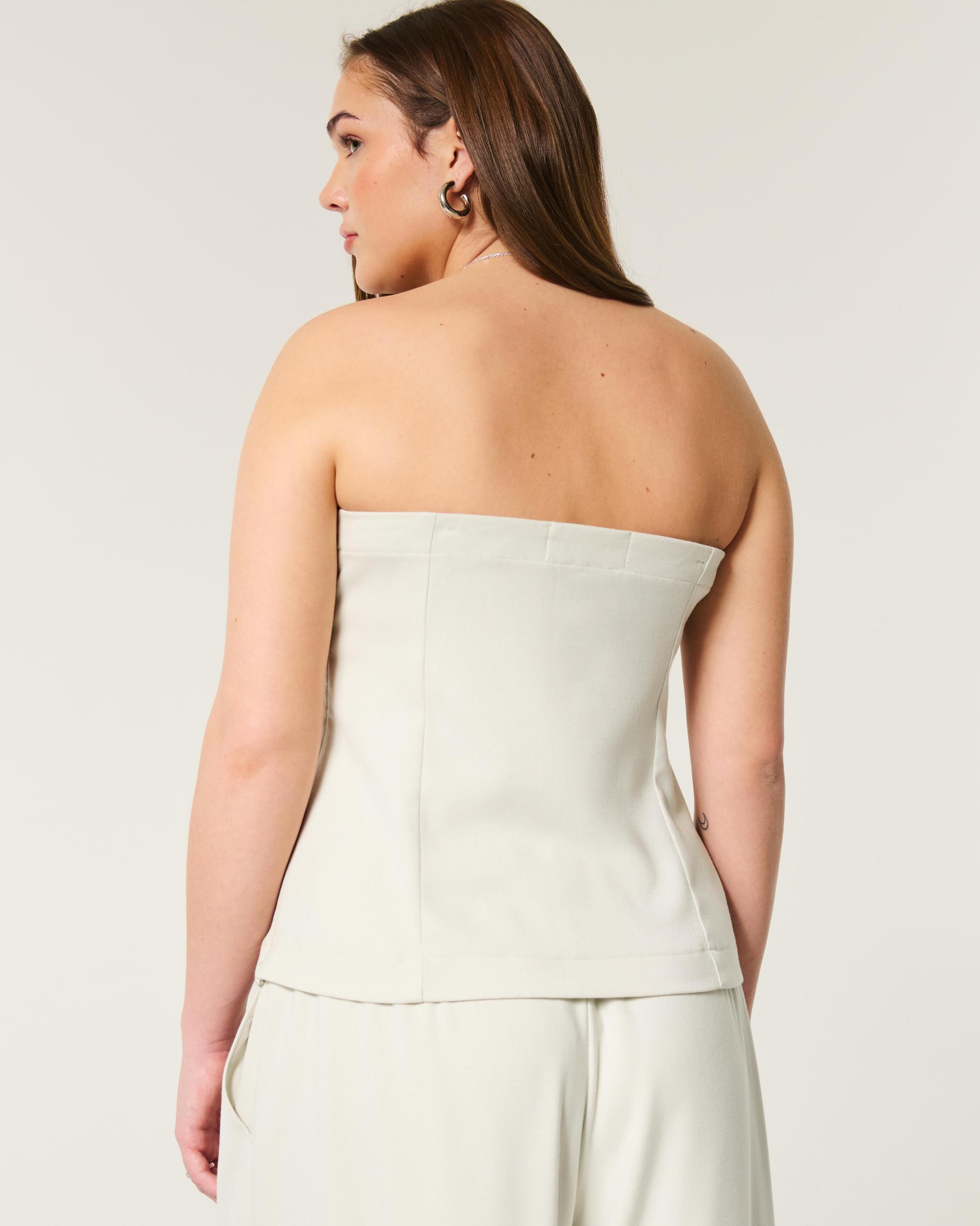Button-Through Tube Top Product Image