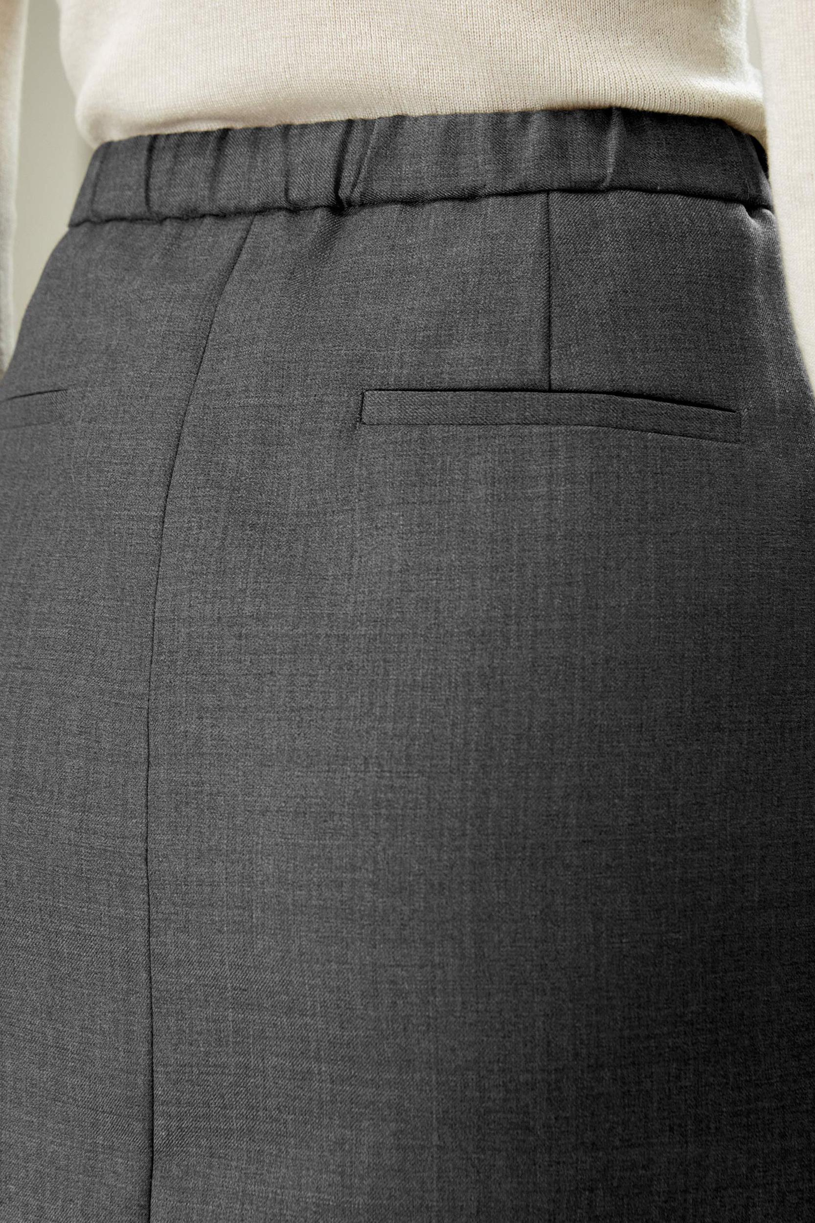 Modern Beauty Silk Wool Pencil Skirt Product Image