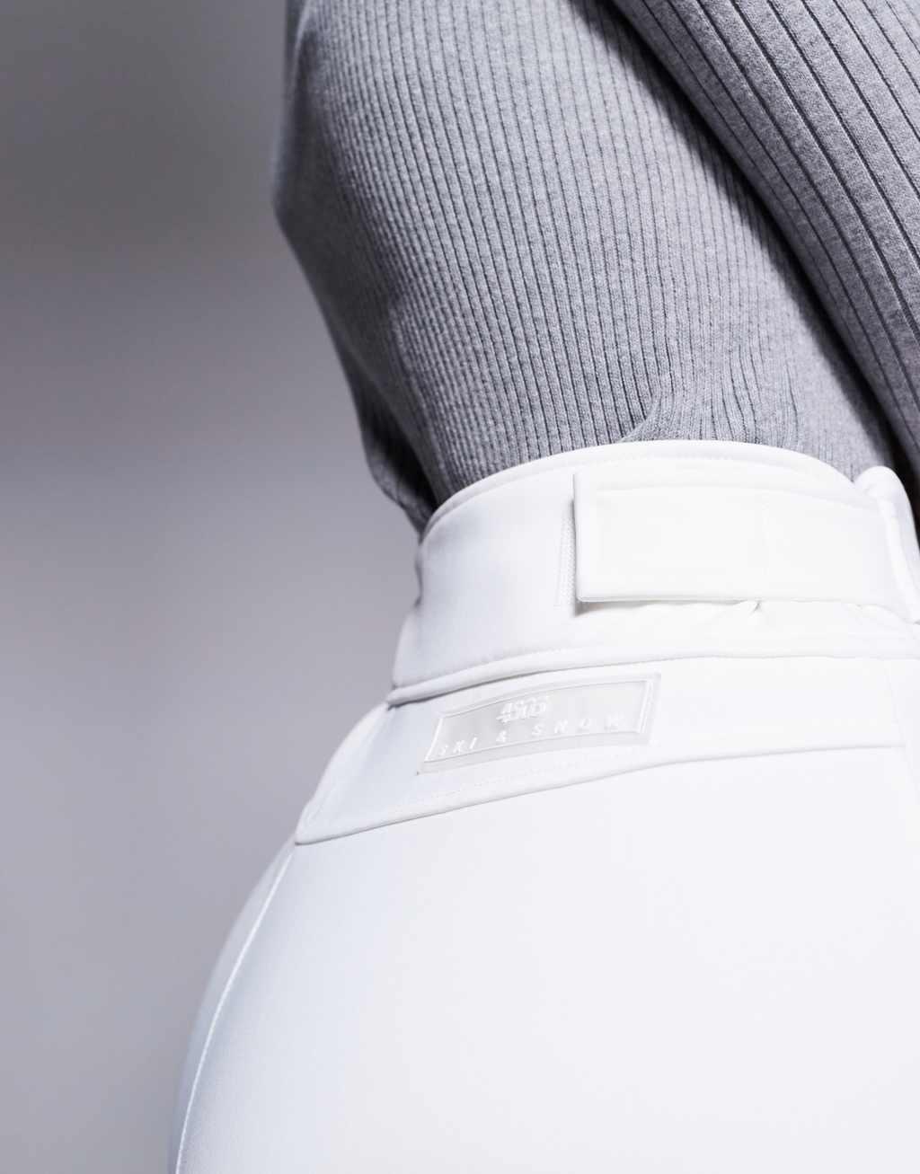 4505 Ski soft shell water repellent skinny ski pants in white  Product Image