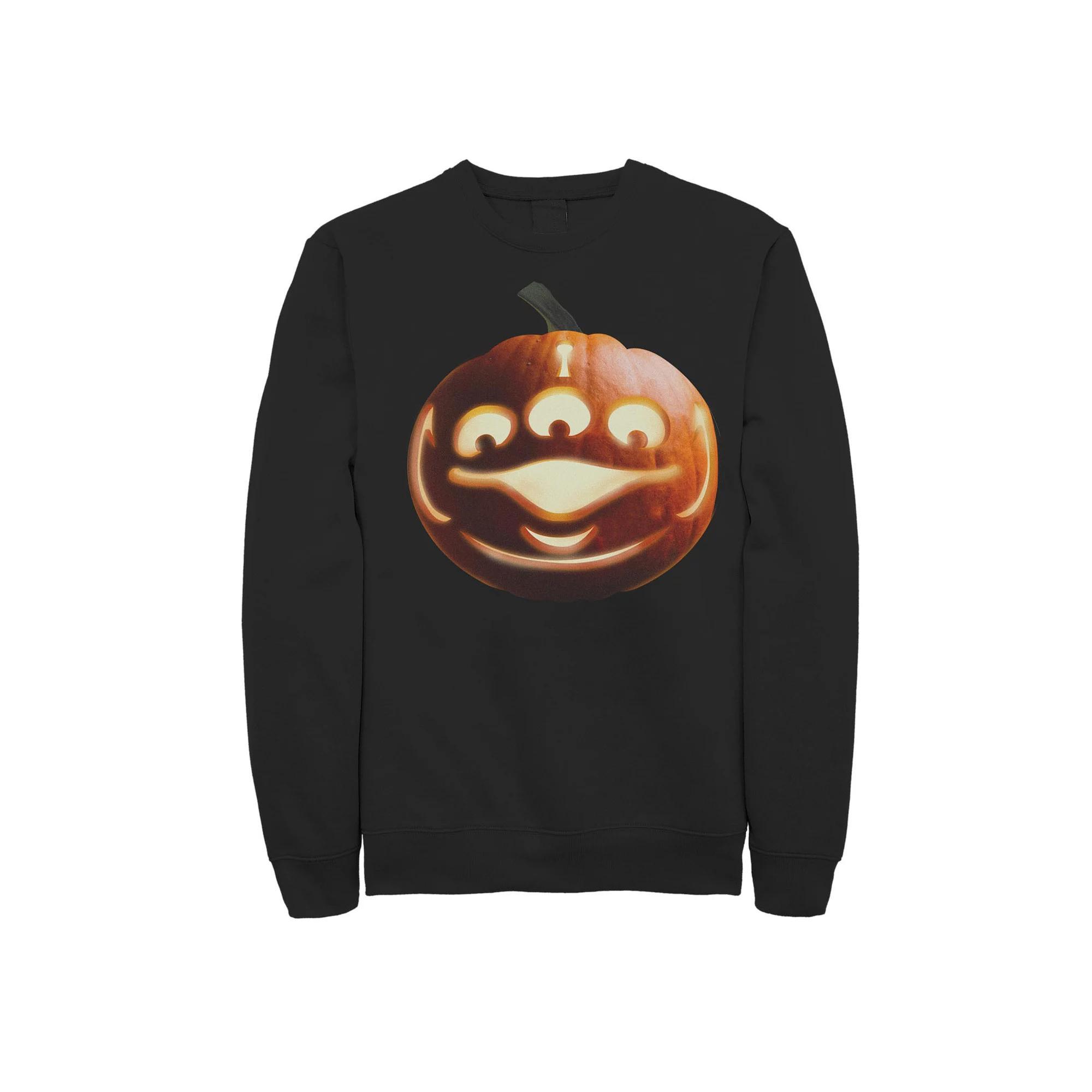 Mens Disney Pixar Toy Story Alien Pumpkin Carving Fleece Product Image