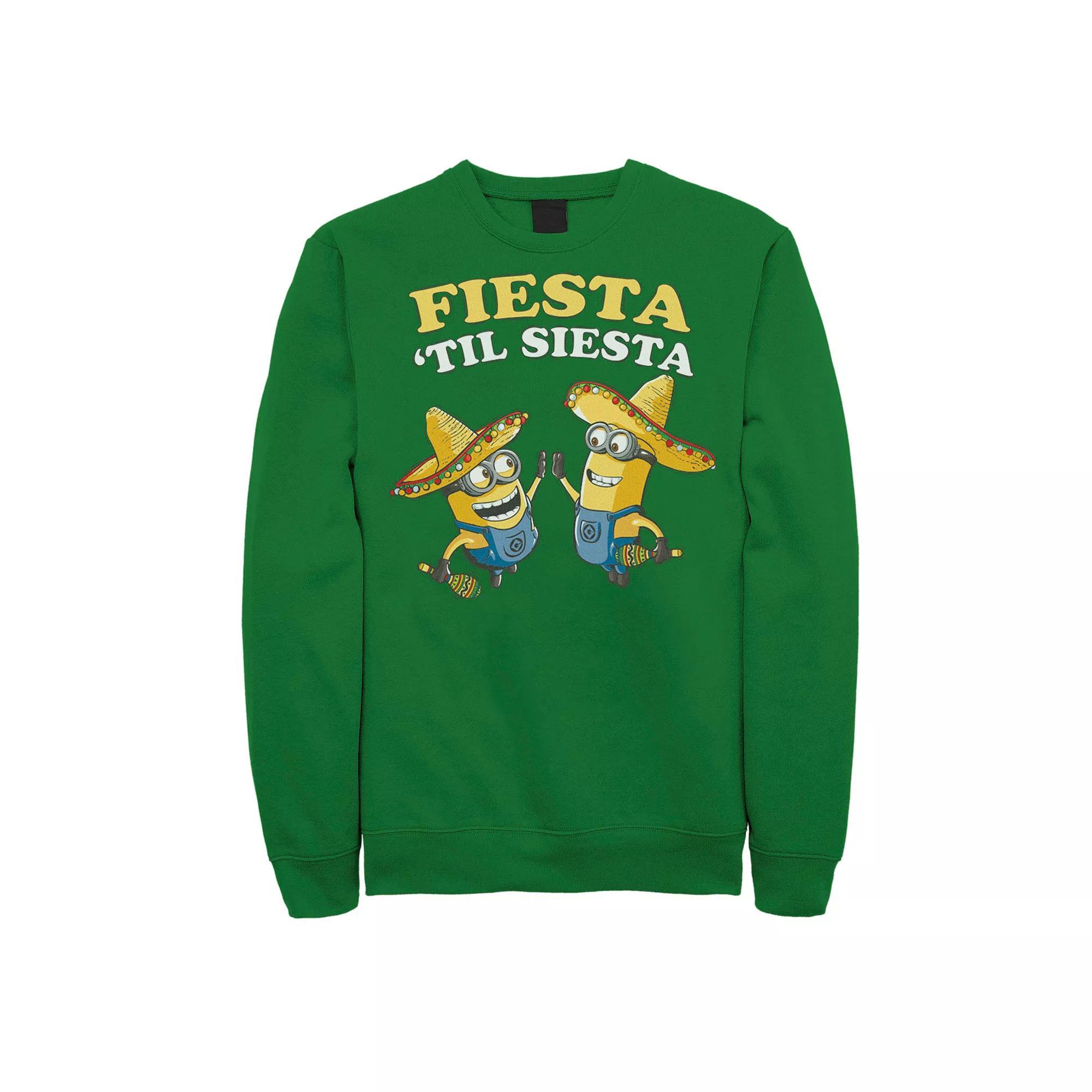 Mens Despicable Me Minions Fiesta Til Siesta Sweatshirt Product Image