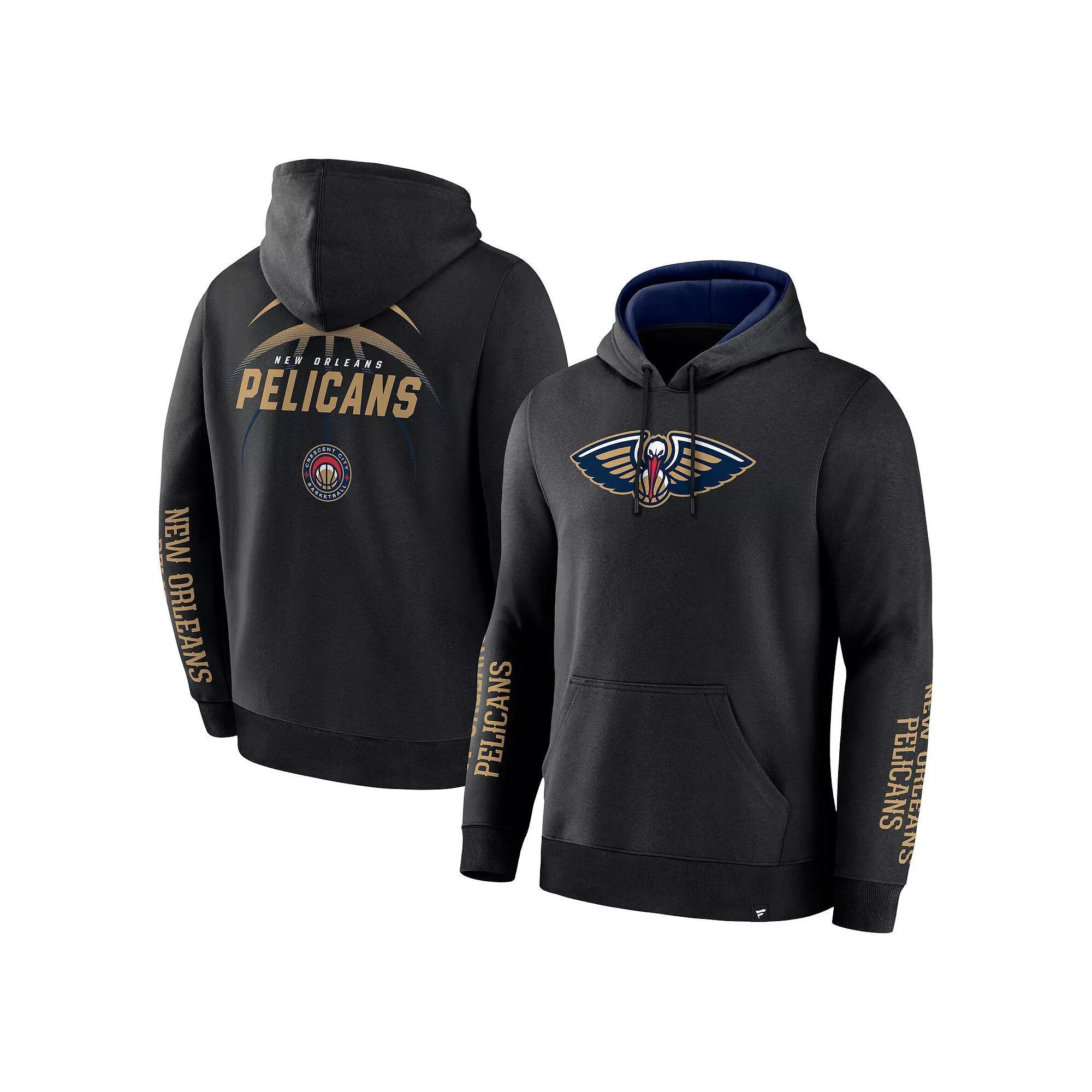 Men's Fanatics Black New Orleans Pelicans Legacy Guard Pullover Hoodie, Size: Large Product Image