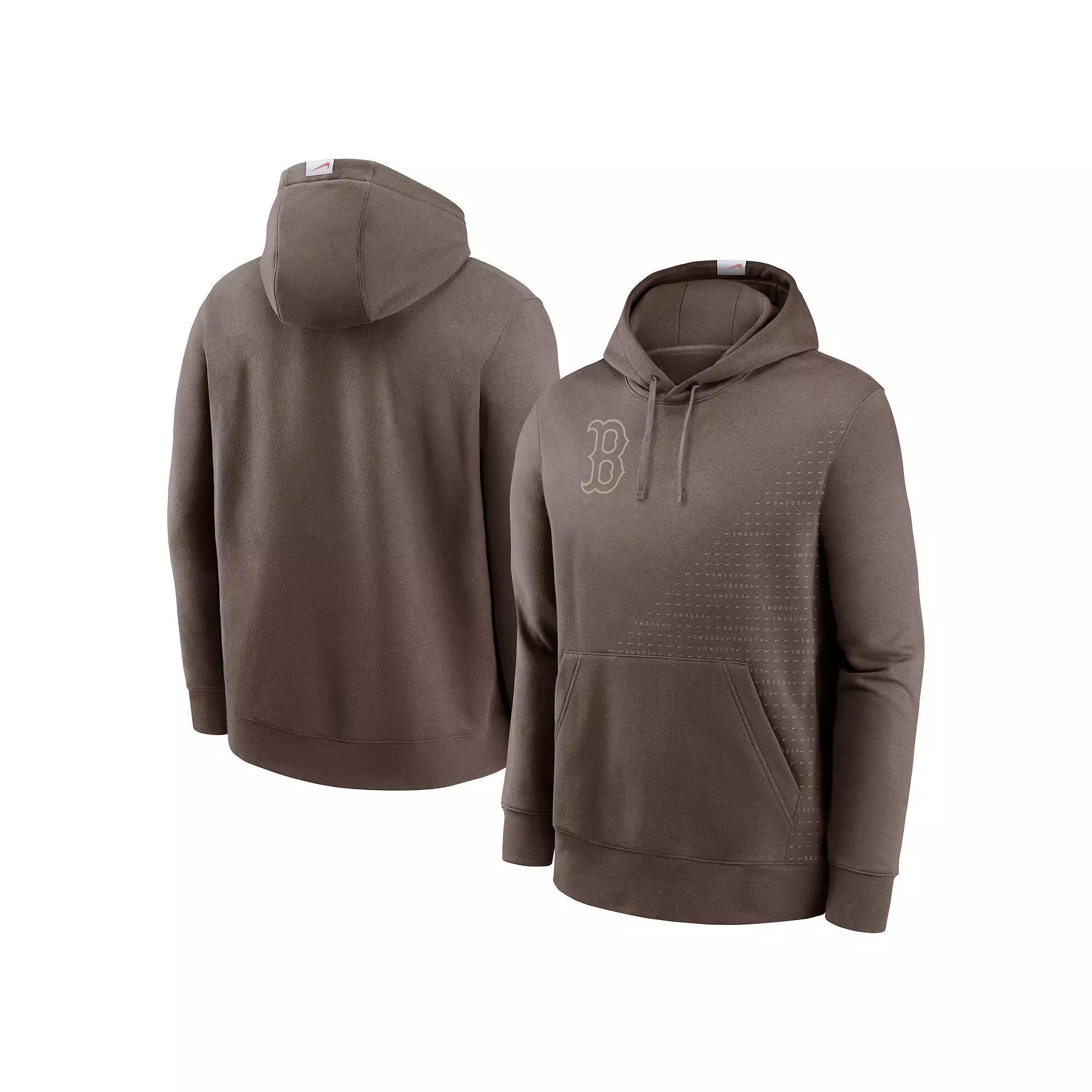 Men's Nike Light Brown Boston Red Sox Statement Pullover Hoodie, Size: 3XL, Lt Bro Product Image