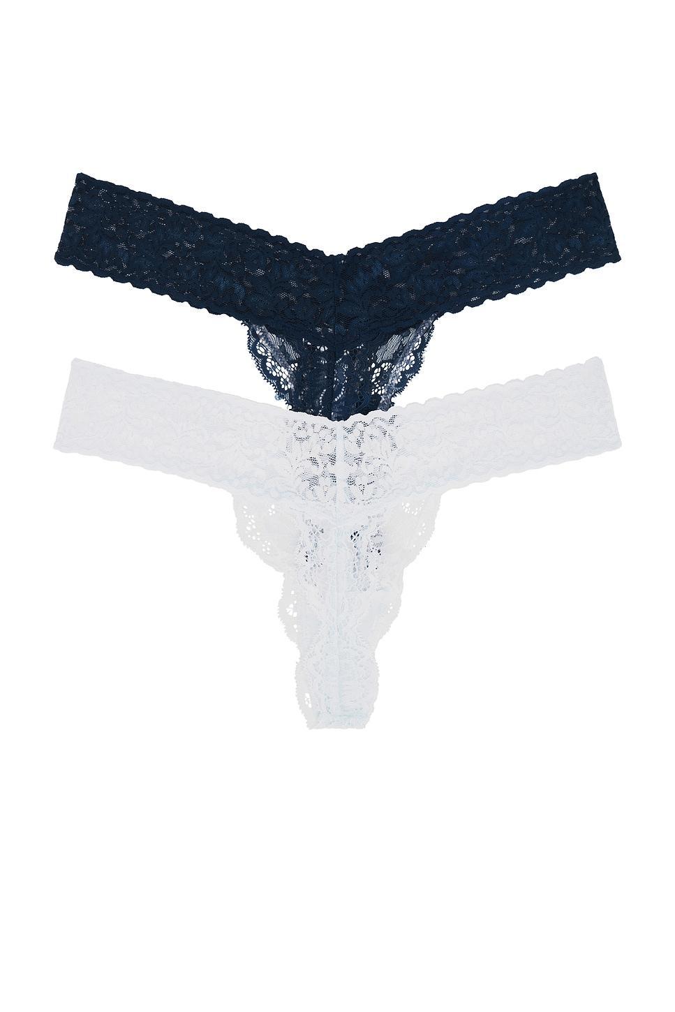 Violet Lace Thong 2 Pack Product Image
