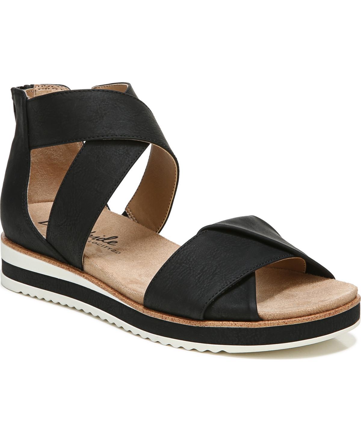 LifeStride Zoom Women's Sandals, Size: 8 Wide, Black Product Image
