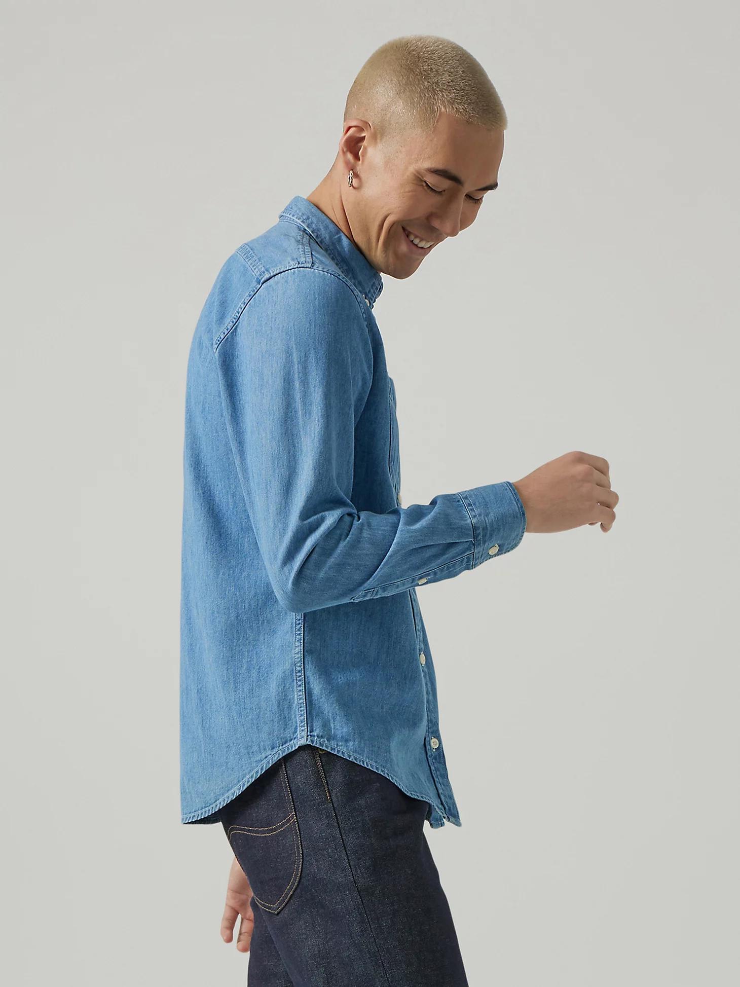 Men's Lee Denim Button Down Shirt | Men's Tops & Tees | Lee® Product Image