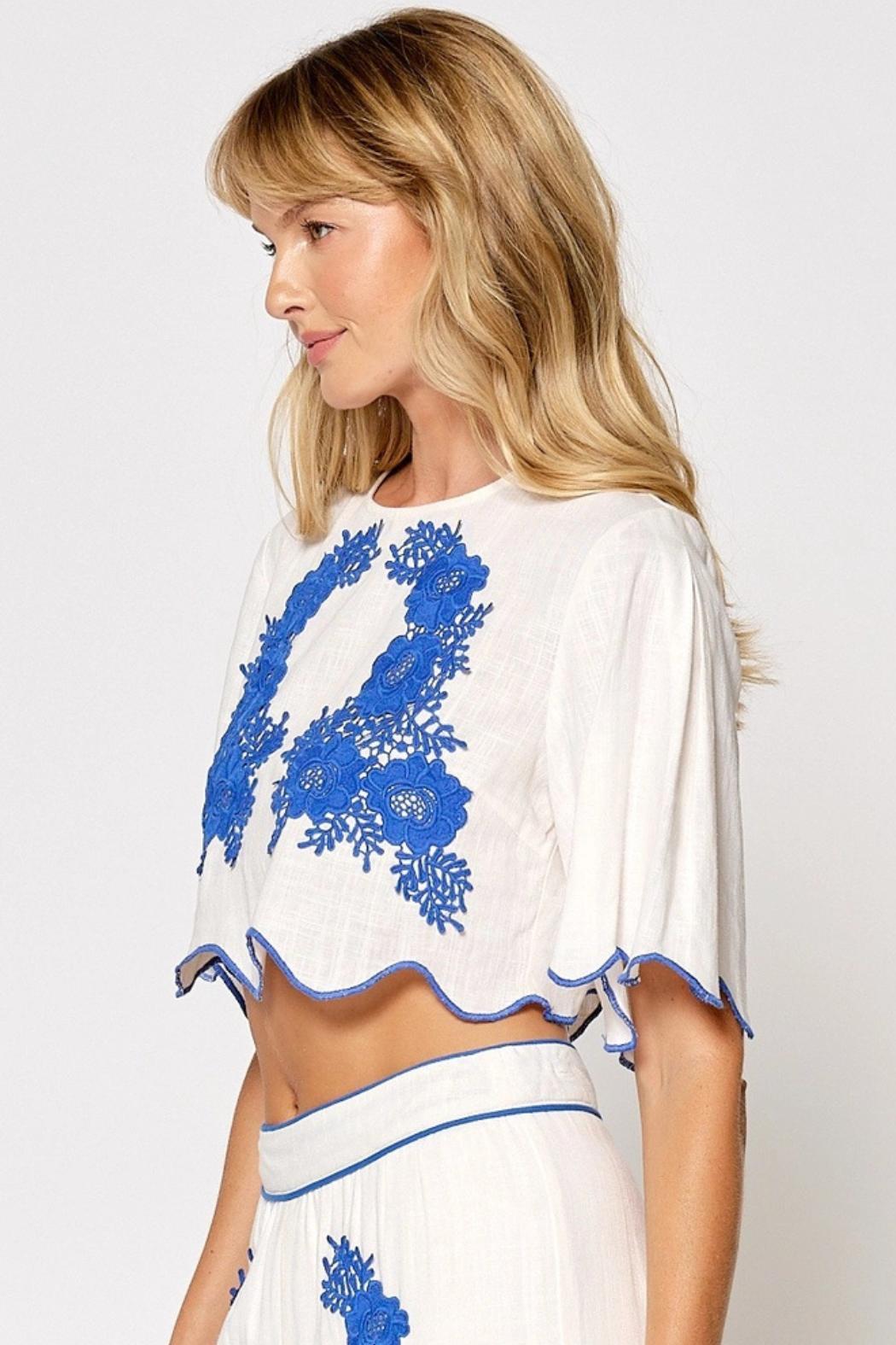Embroidered Detail Top Product Image