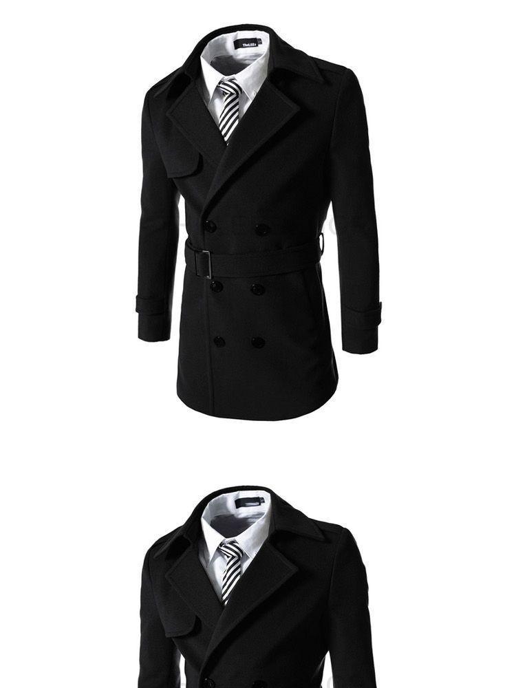 Double-breasted Knit Coat Product Image