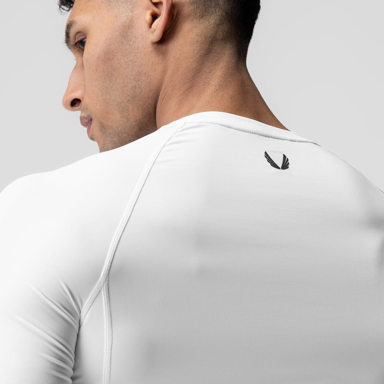 1027. WarpFlexx-Lite™ Half-Sleeve Baselayer - White Product Image