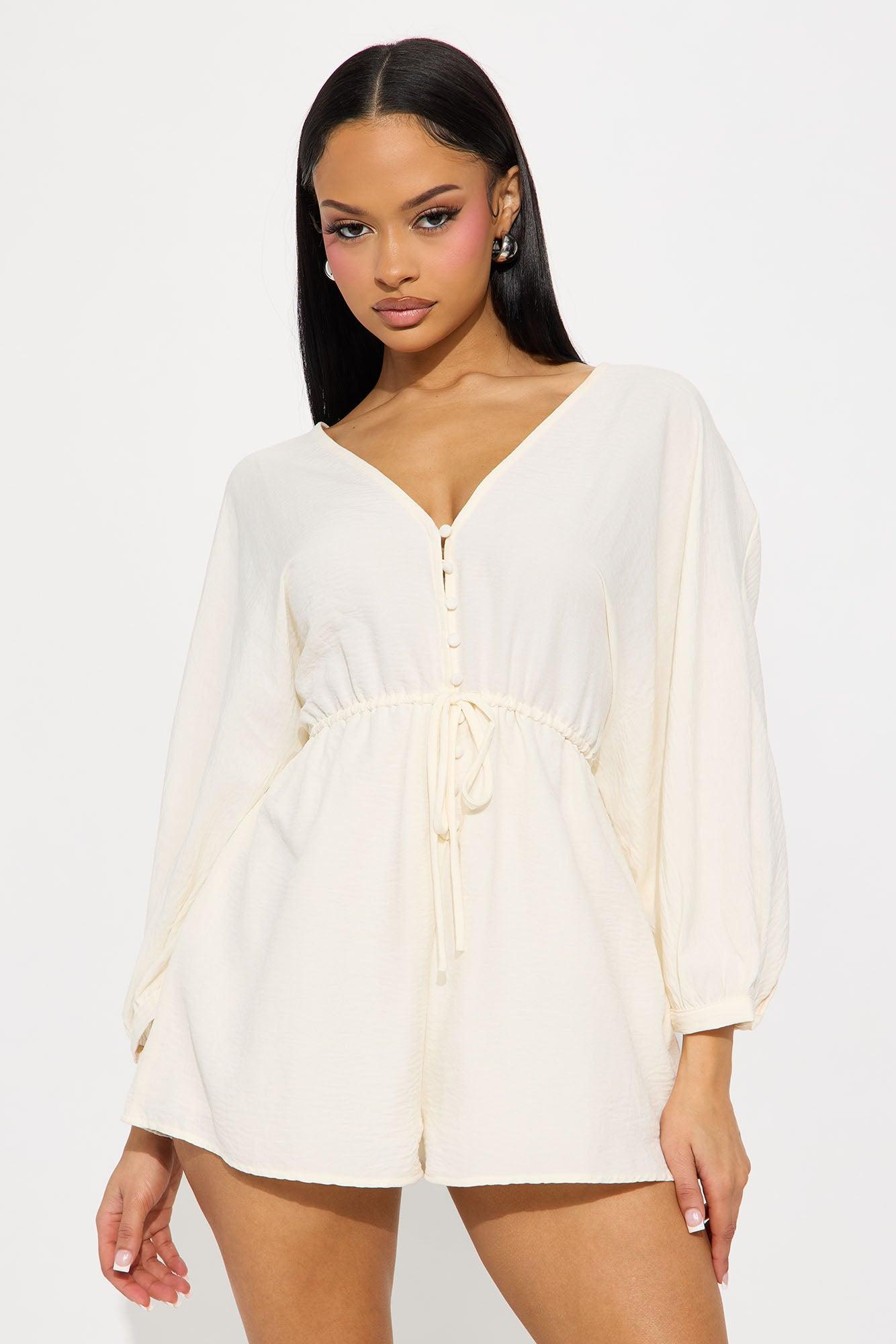 Adah Romper - Ivory Product Image
