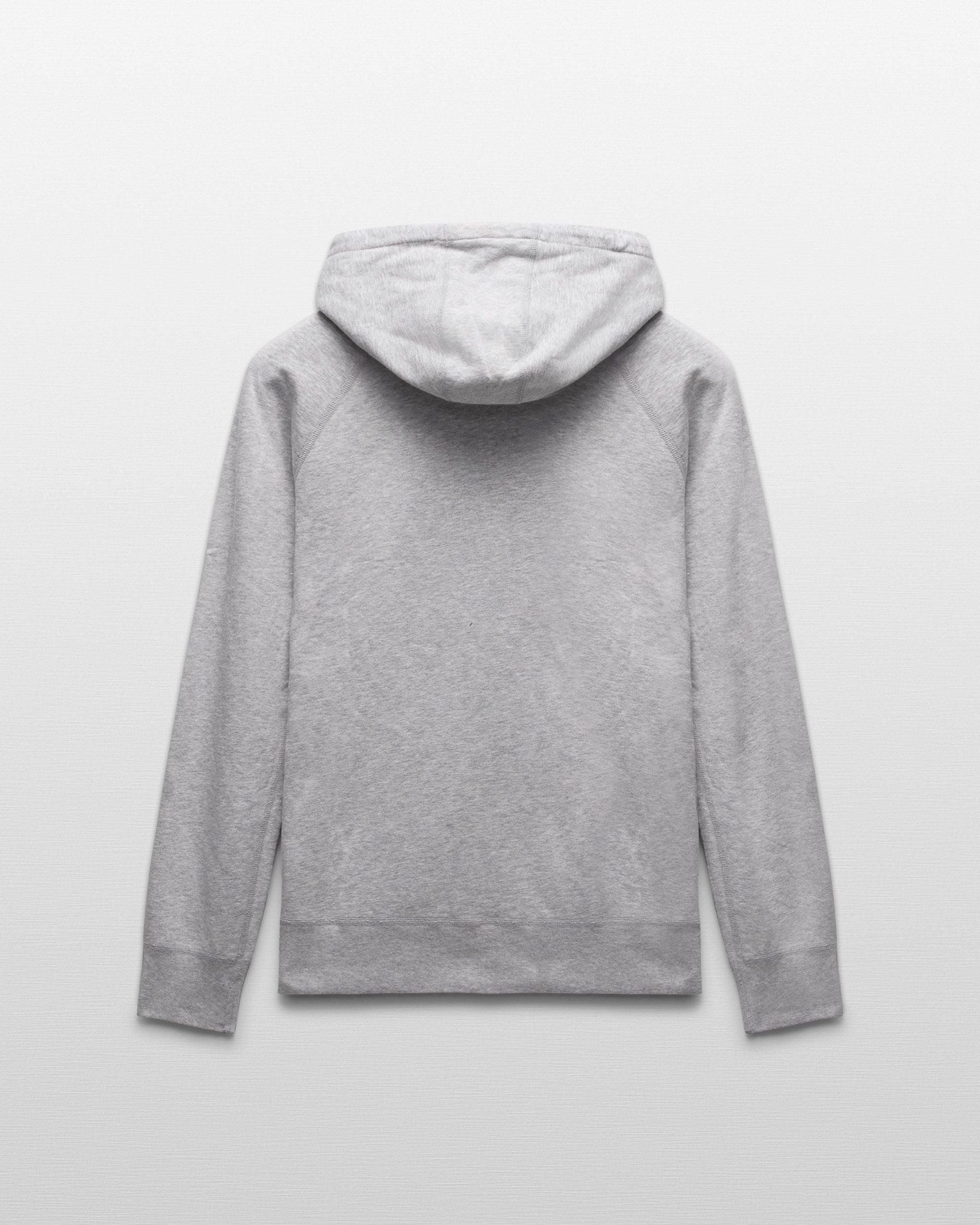 Lightweight Terry Slim Zip Hoodie Male Product Image