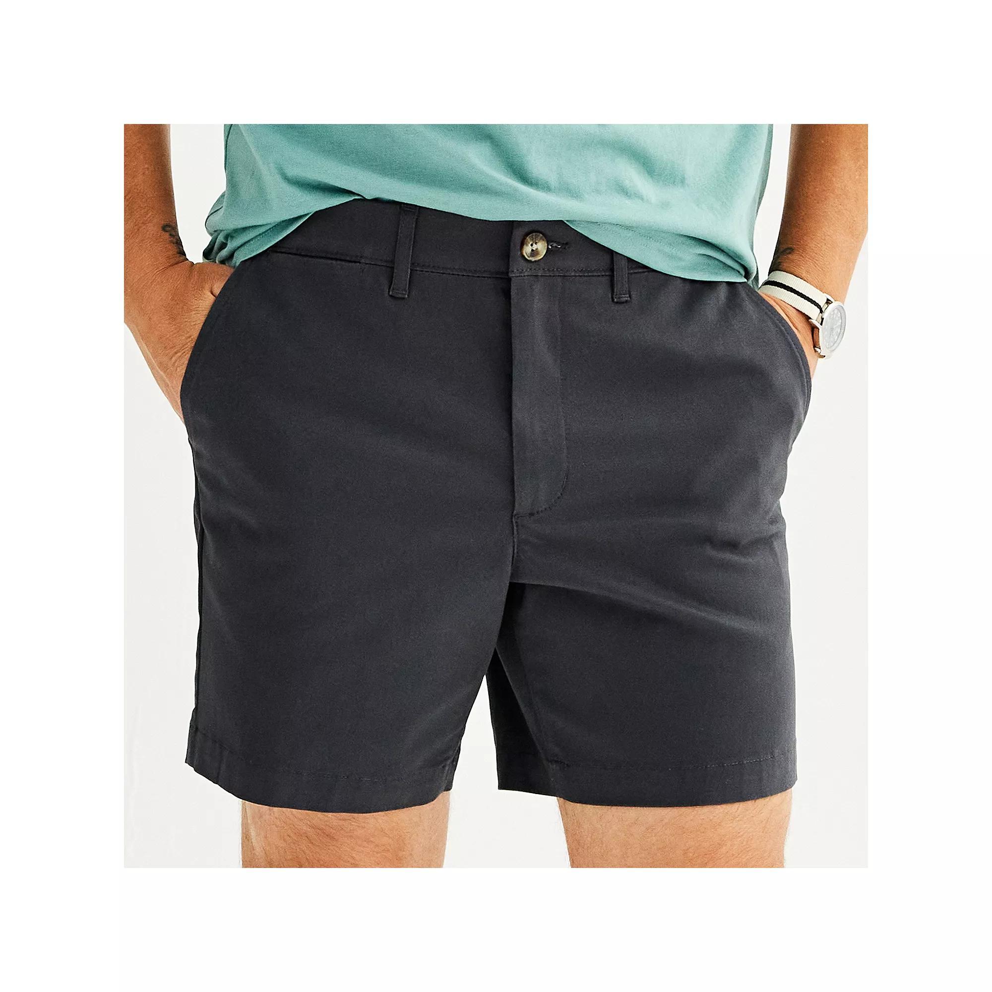 Men's Sonoma Goods For Life® 7" Flexwear Flat Front Shorts, Size: 42 7 IN, Dark Green Product Image