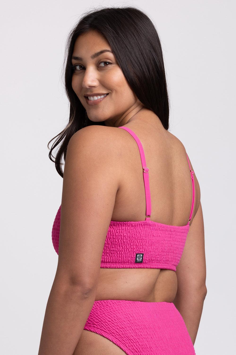 Eva Smocked Bikini Top - Tropicana Female Product Image