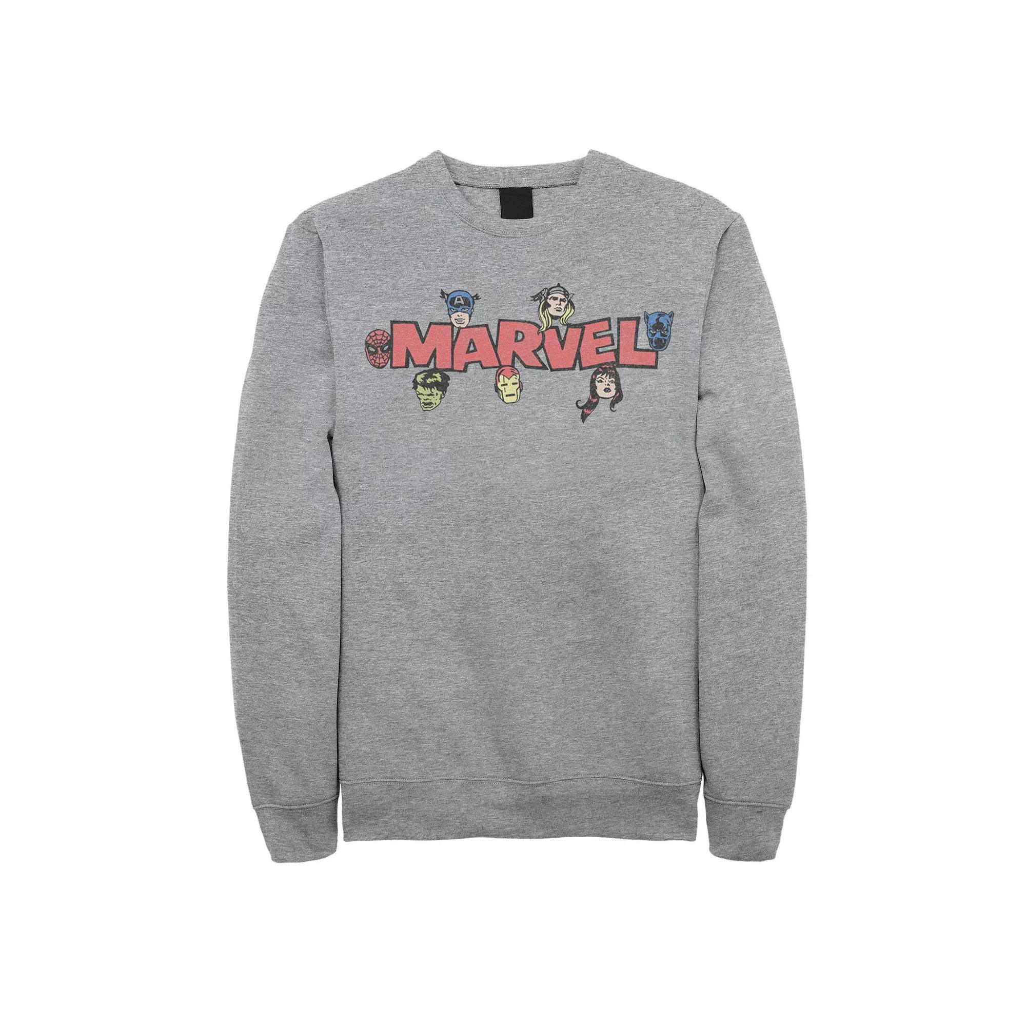 Mens Jurassic World Logo Blue Paint Splatter Sweatshirt Athletic Grey Product Image