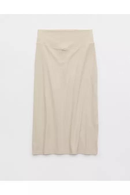 OFFLINE By Aerie Real Me XTRA Ribbed Midi Skirt Women's Product Image