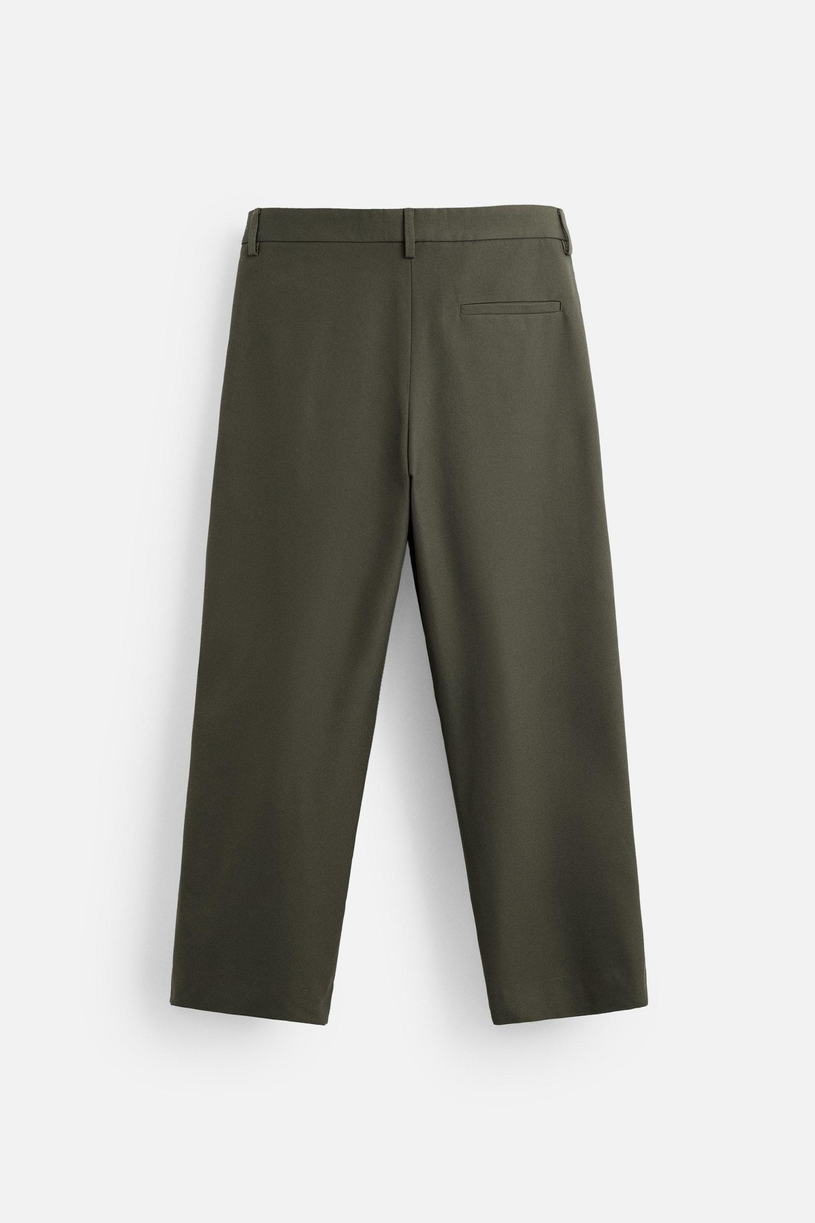 RELAXED FIT PLEATED PANTS Product Image