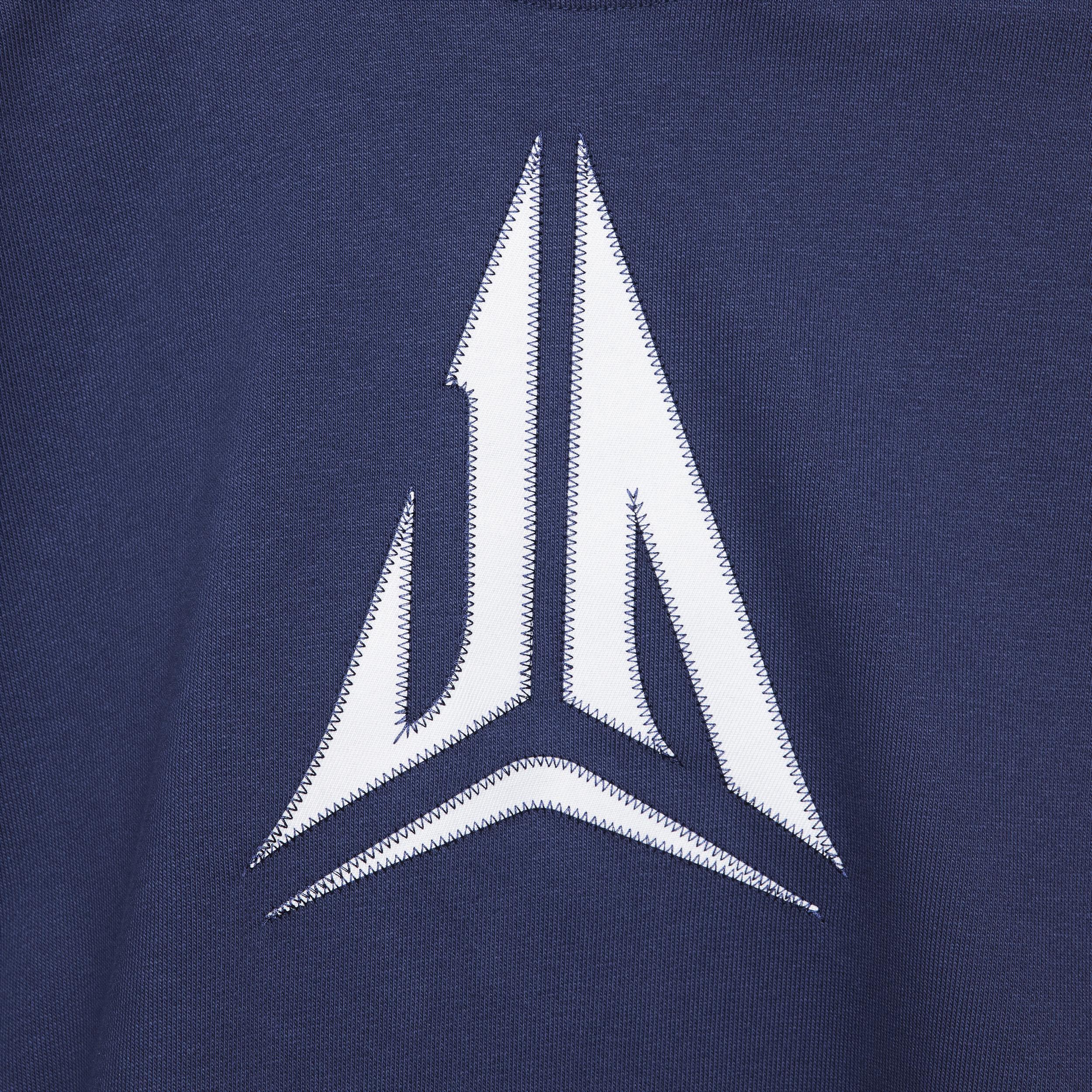 Nike Mens Ja Morant Dri-FIT Standard Issue Pullover - Midnight Navy/Football Grey Product Image