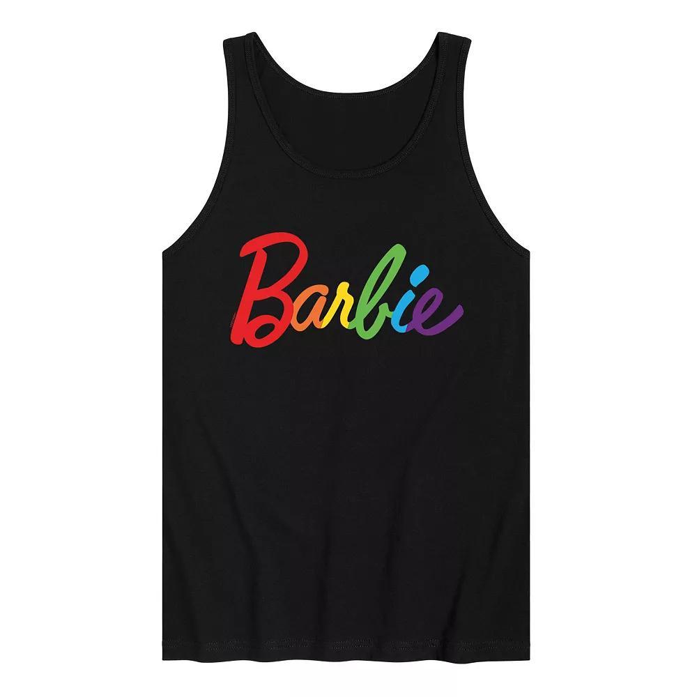 Mens Barbie Pride Logo Tank Top Product Image