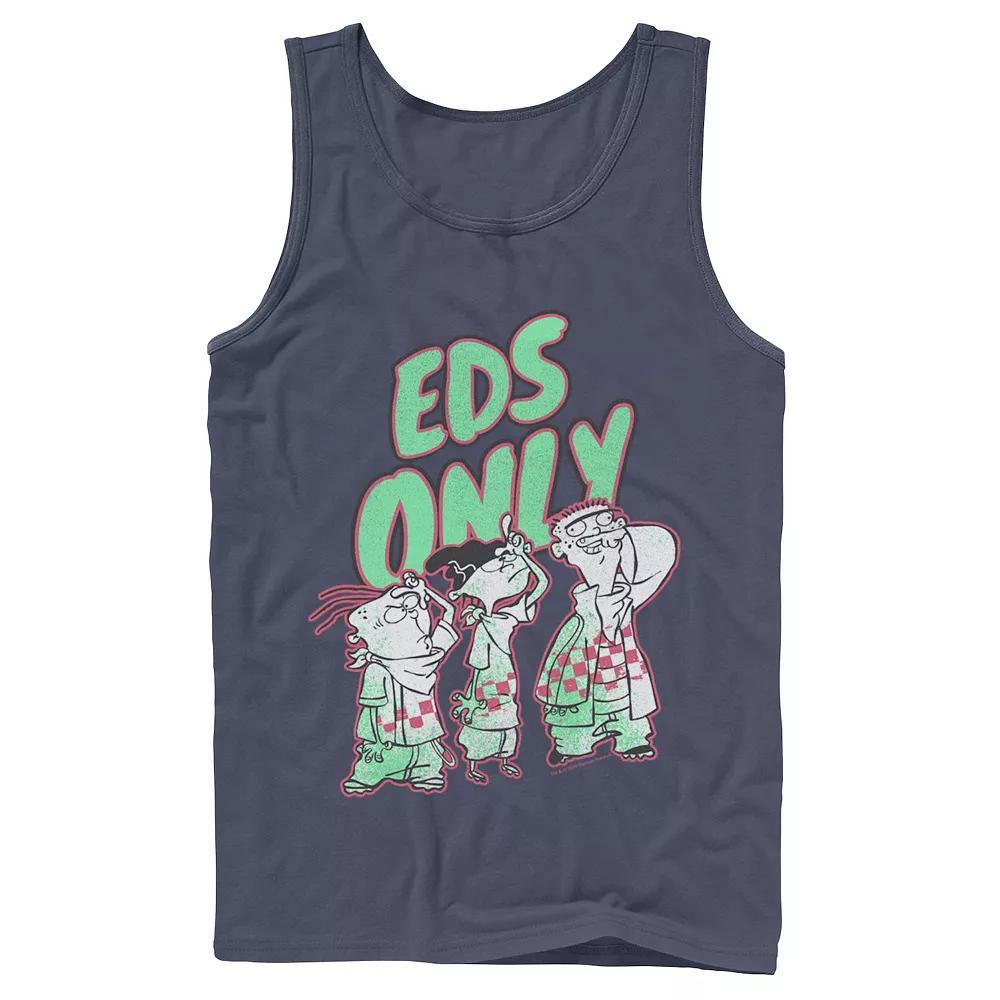 Men's Ed, Edd & Eddy Eds Only Portrait Tank Top, Size: Small, Blue Product Image