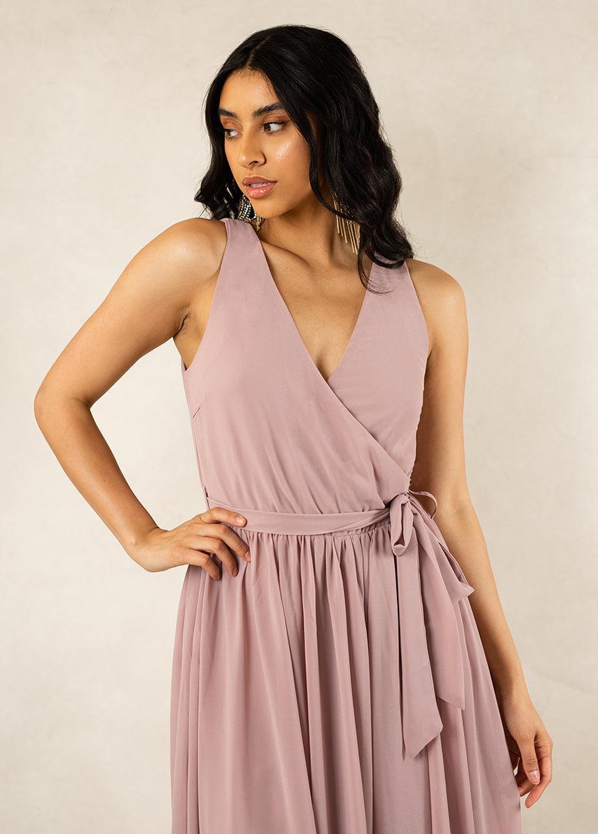 Miriam Bridesmaid Dress in Woodrose Female Product Image