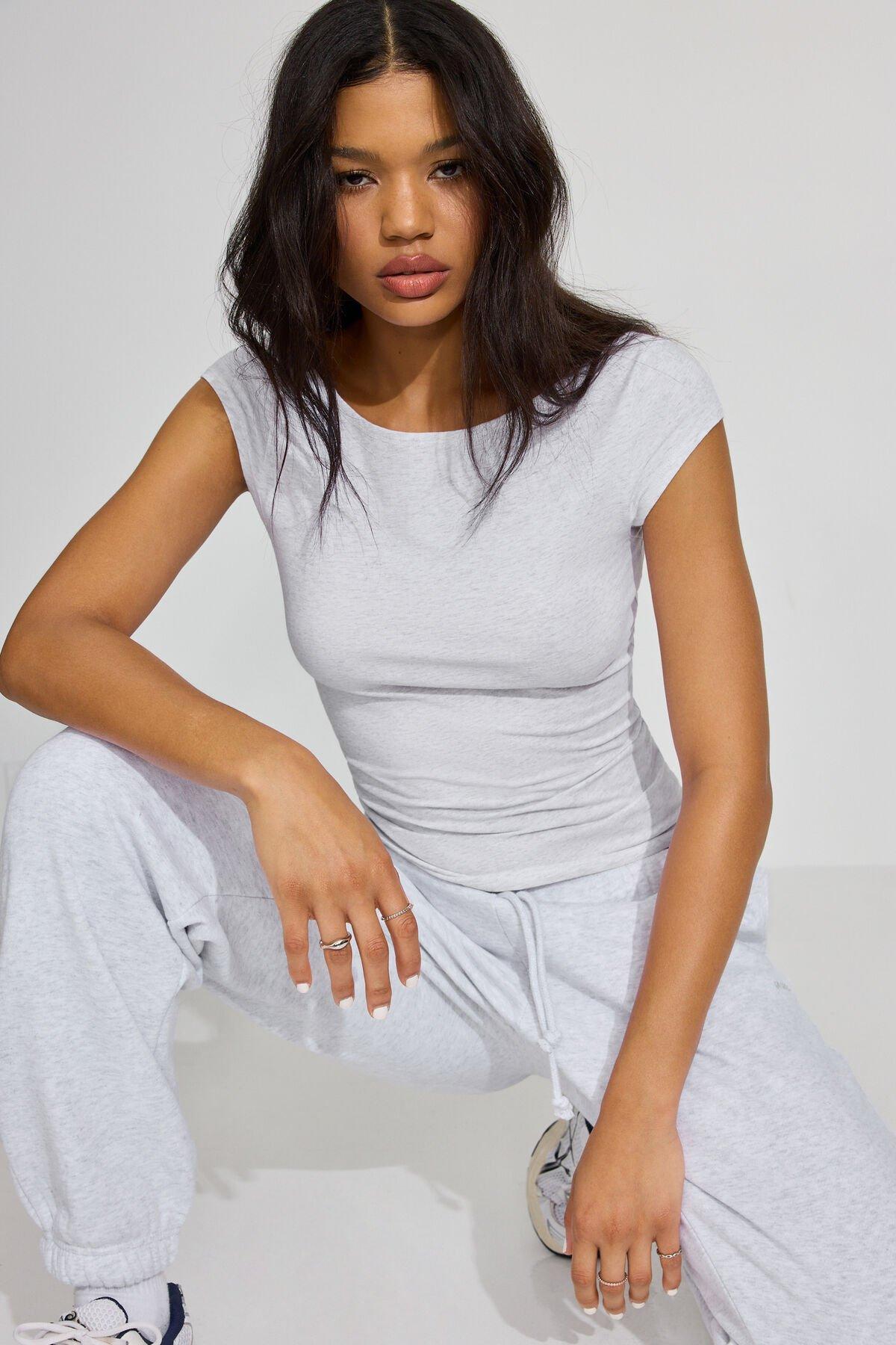 Estelle Boatneck Short Sleeve T Shirt Product Image