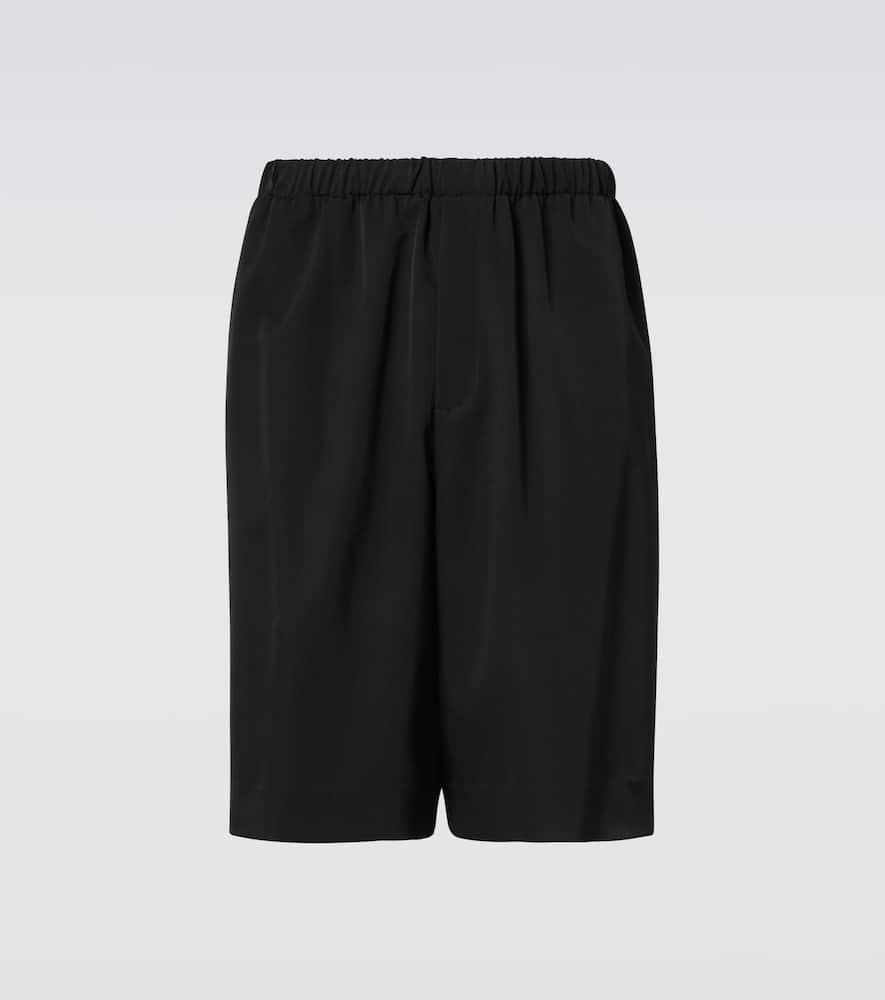 THE ROW Bemidi Wool Shorts In Black Product Image
