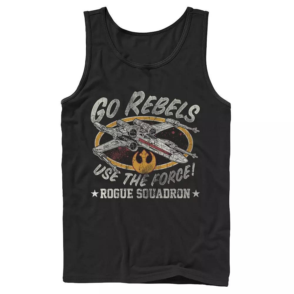 Men's Star Wars Team Rebel Rogue Squadron Tank Top, Size: Large, Black Product Image