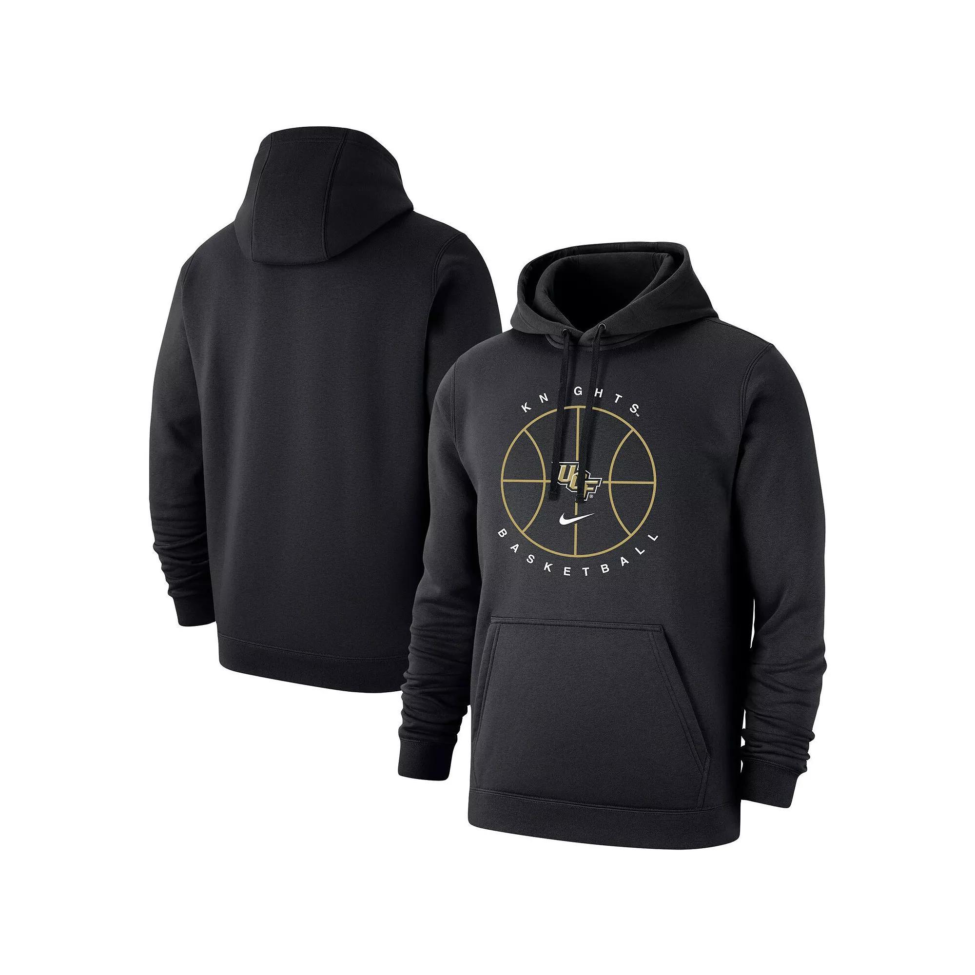 Men's Nike Black UCF Knights Logo Club Pullover Hoodie, Size: 2XL Product Image