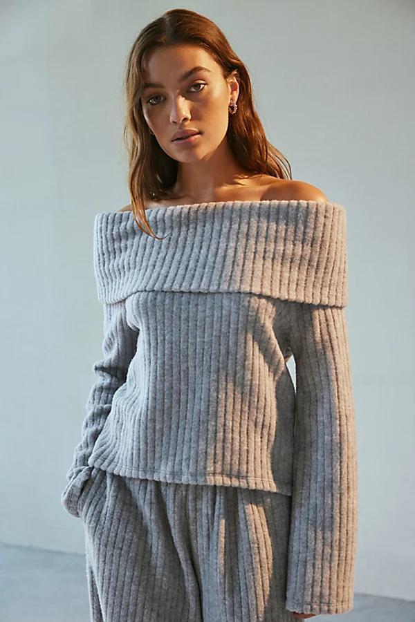 Out From Under Melody Foldover Off-The-Shoulder Top Womens at Urban Outfitters Product Image