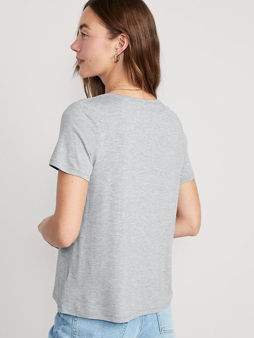 Luxe V-Neck T-Shirt Product Image