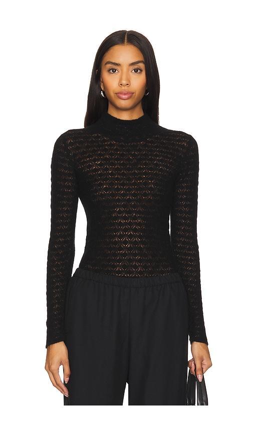 Lightweight Cashmere Pointelle Turtleneck NAADAM Product Image