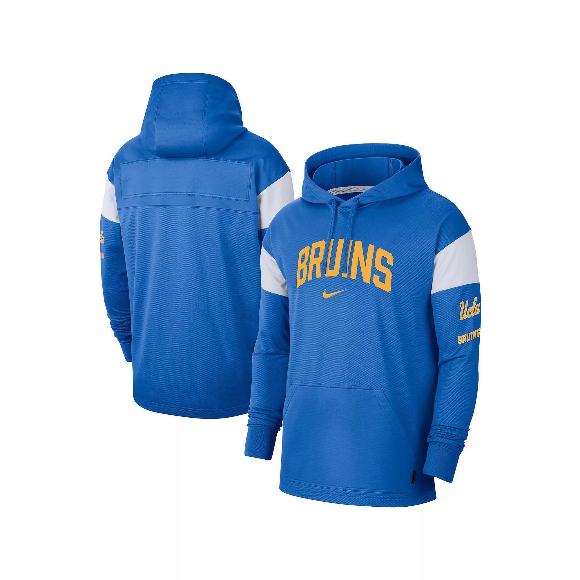Men's Nike Blue UCLA Bruins Jersey Performance Pullover Hoodie, Size: Medium Product Image