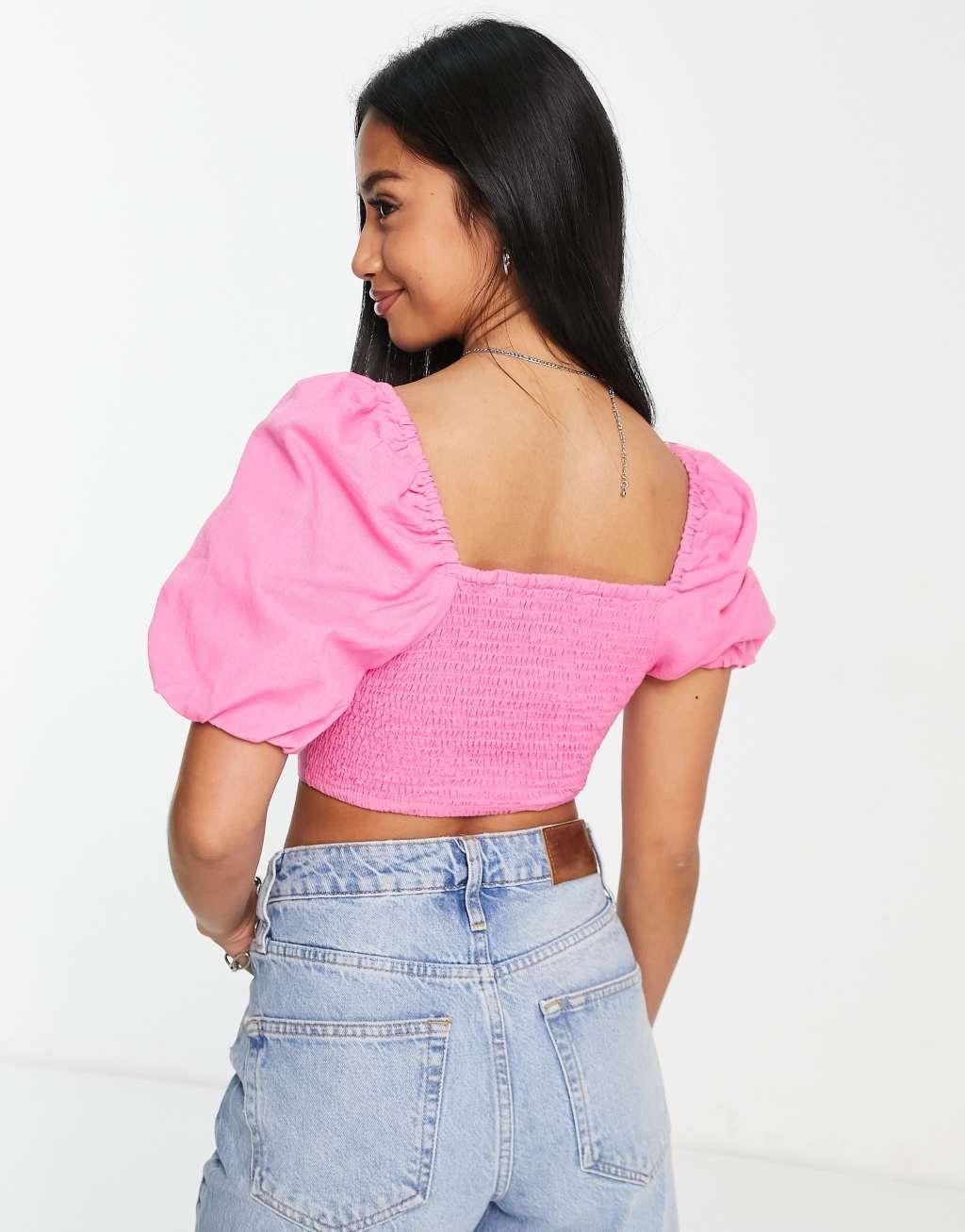River Island Petite milkmaid top Product Image