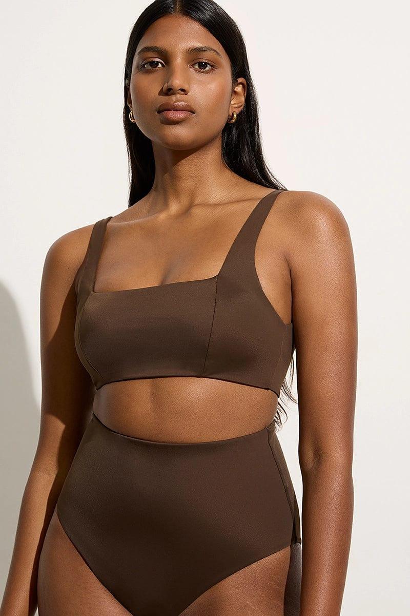 Zizi Bikini Top Coffee Product Image